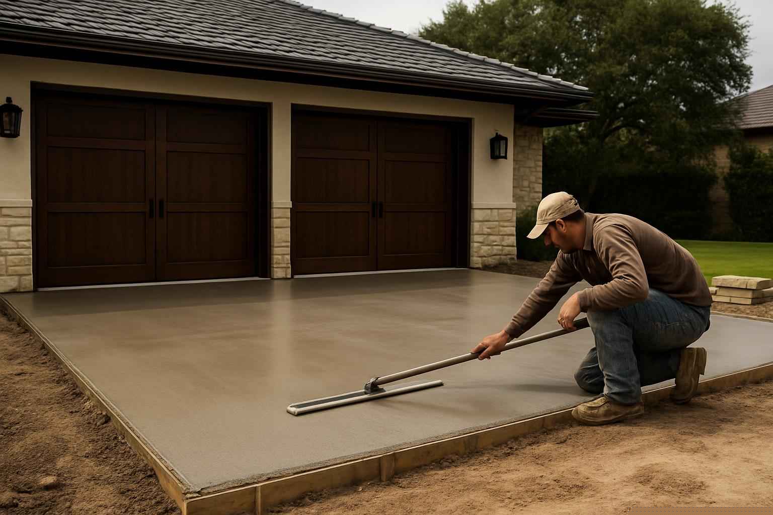 Garage Slab Installation Service in Horseshoe Bay TX
