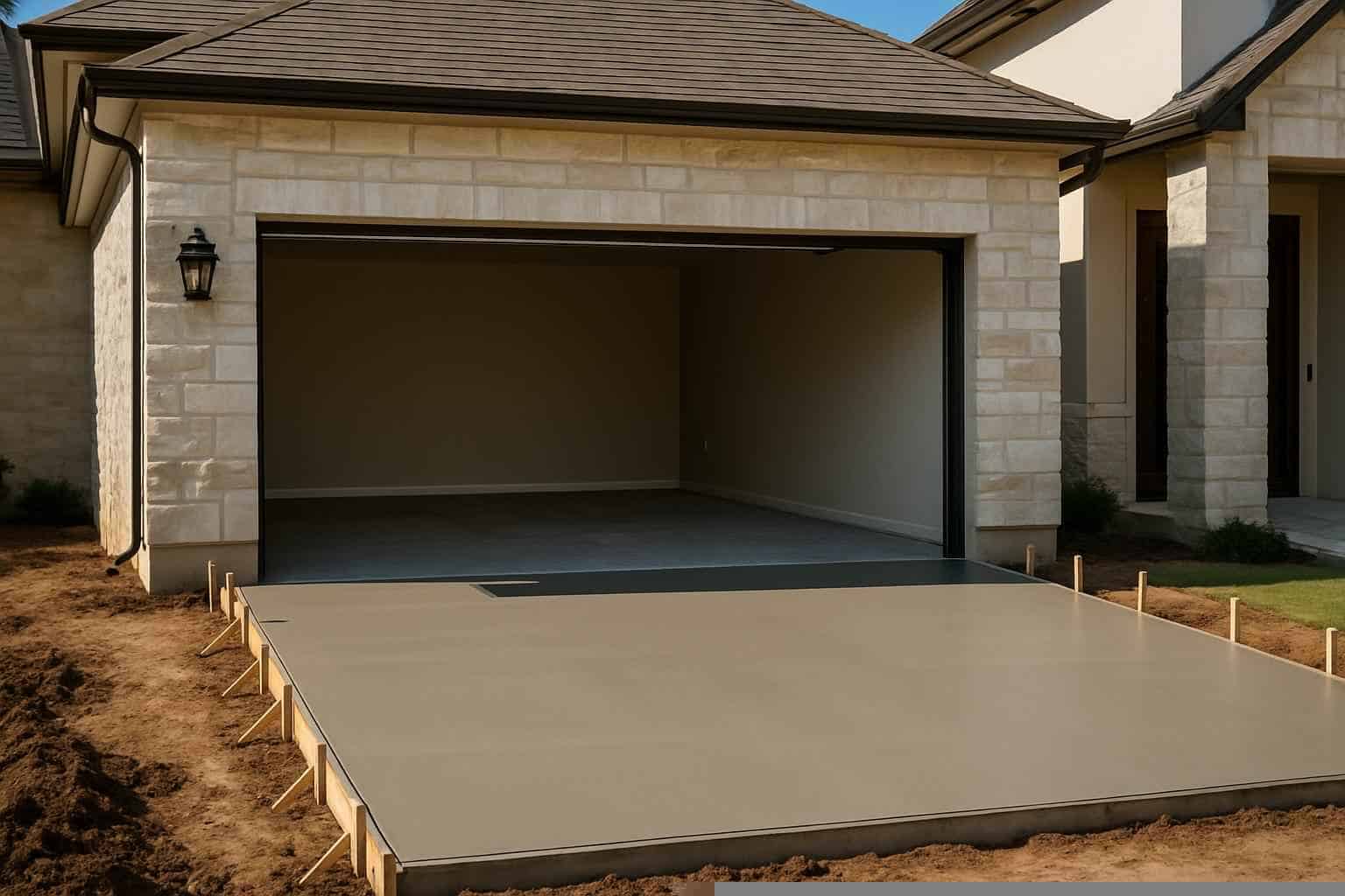Concrete Slabs Foundations Contractor In Mason TX Garage Slab Installation Service in Mason TX