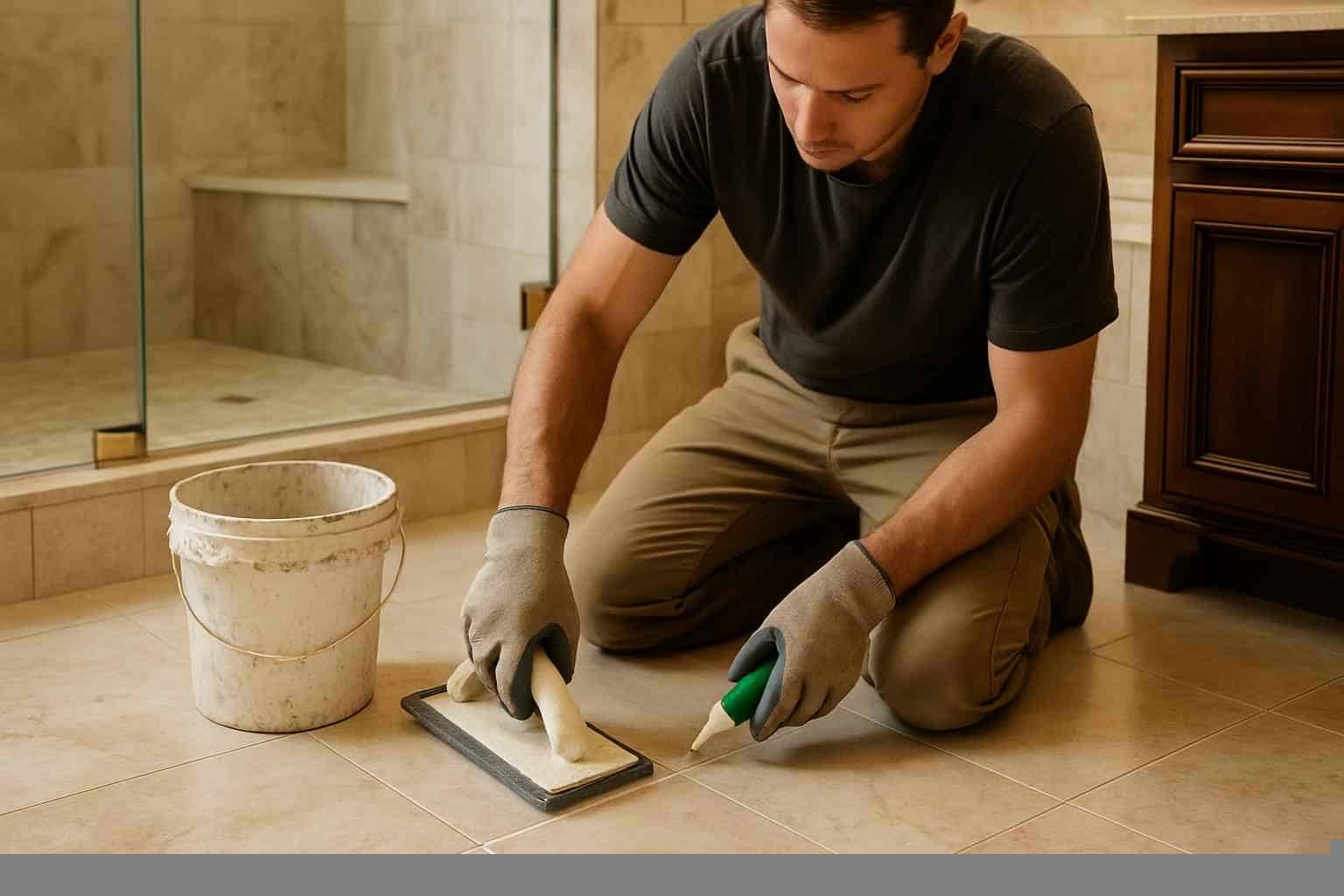 Grout Repair Sealing Service in Pontotoc TX