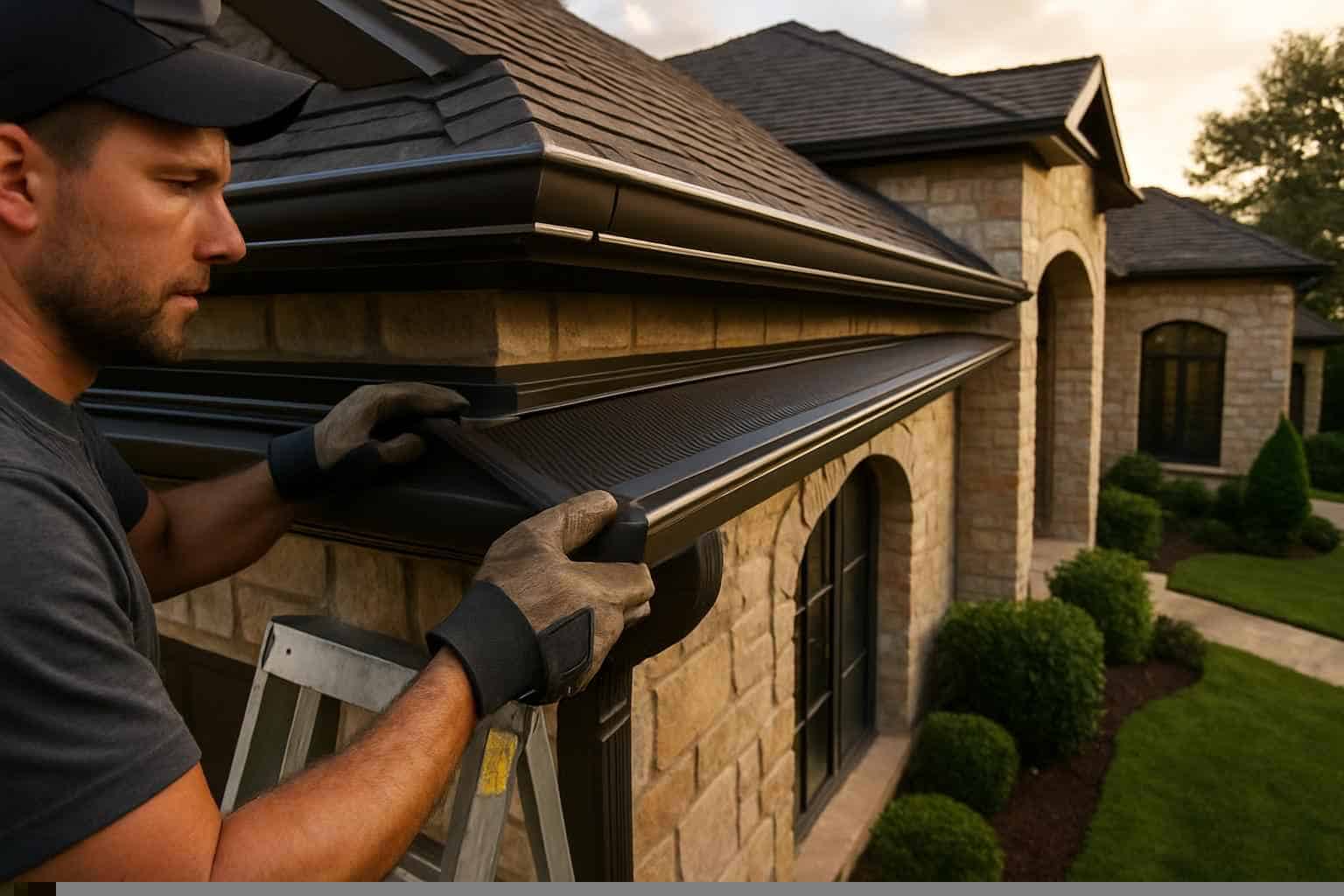 Gutter Installation Contractor In Pontotoc TX Gutter Guard Installation Company in Pontotoc TX