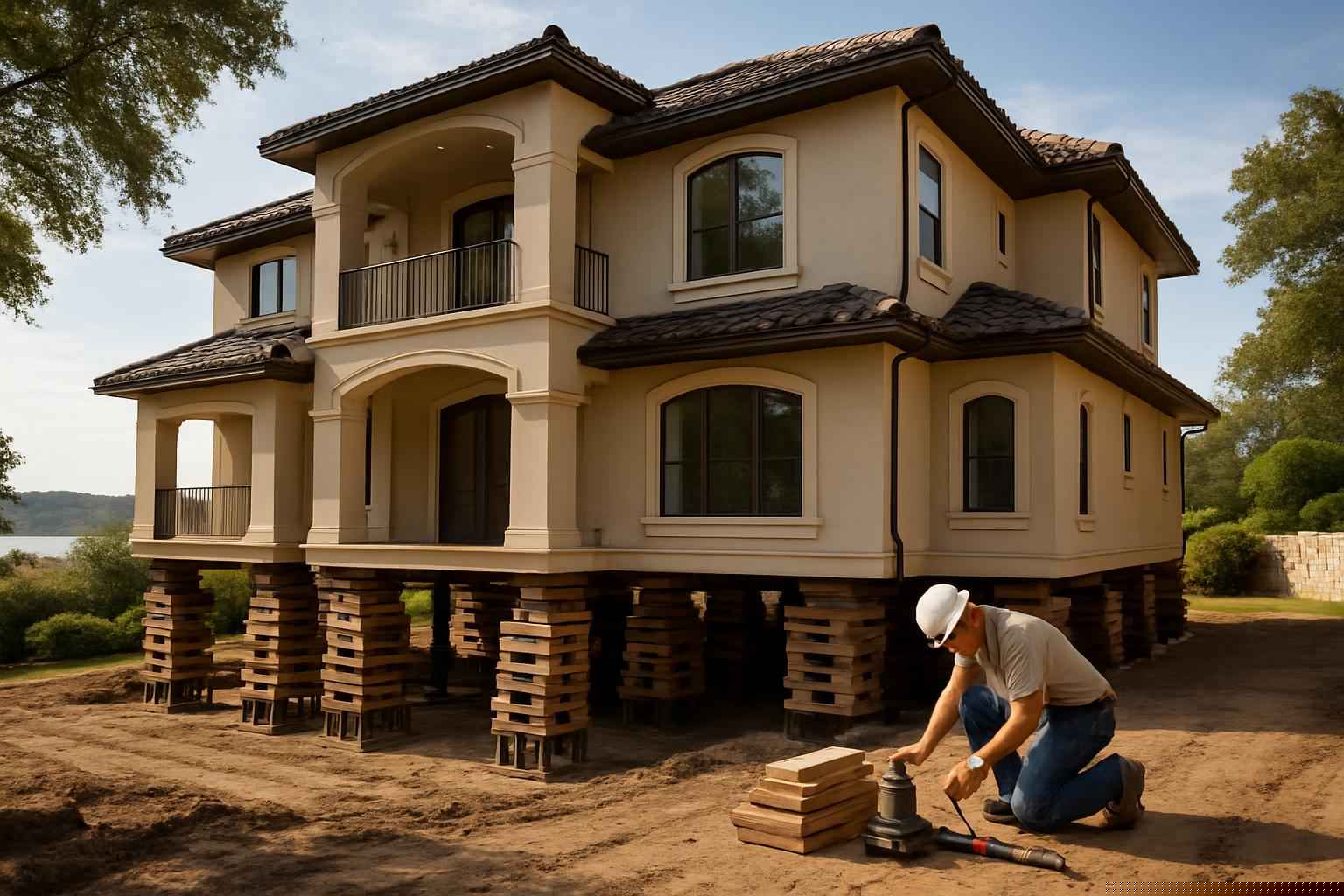 Foundation Repair Pier Beam Contractor In Horseshoe Bay TX House Lifting Shimming Contractor in Horseshoe Bay TX