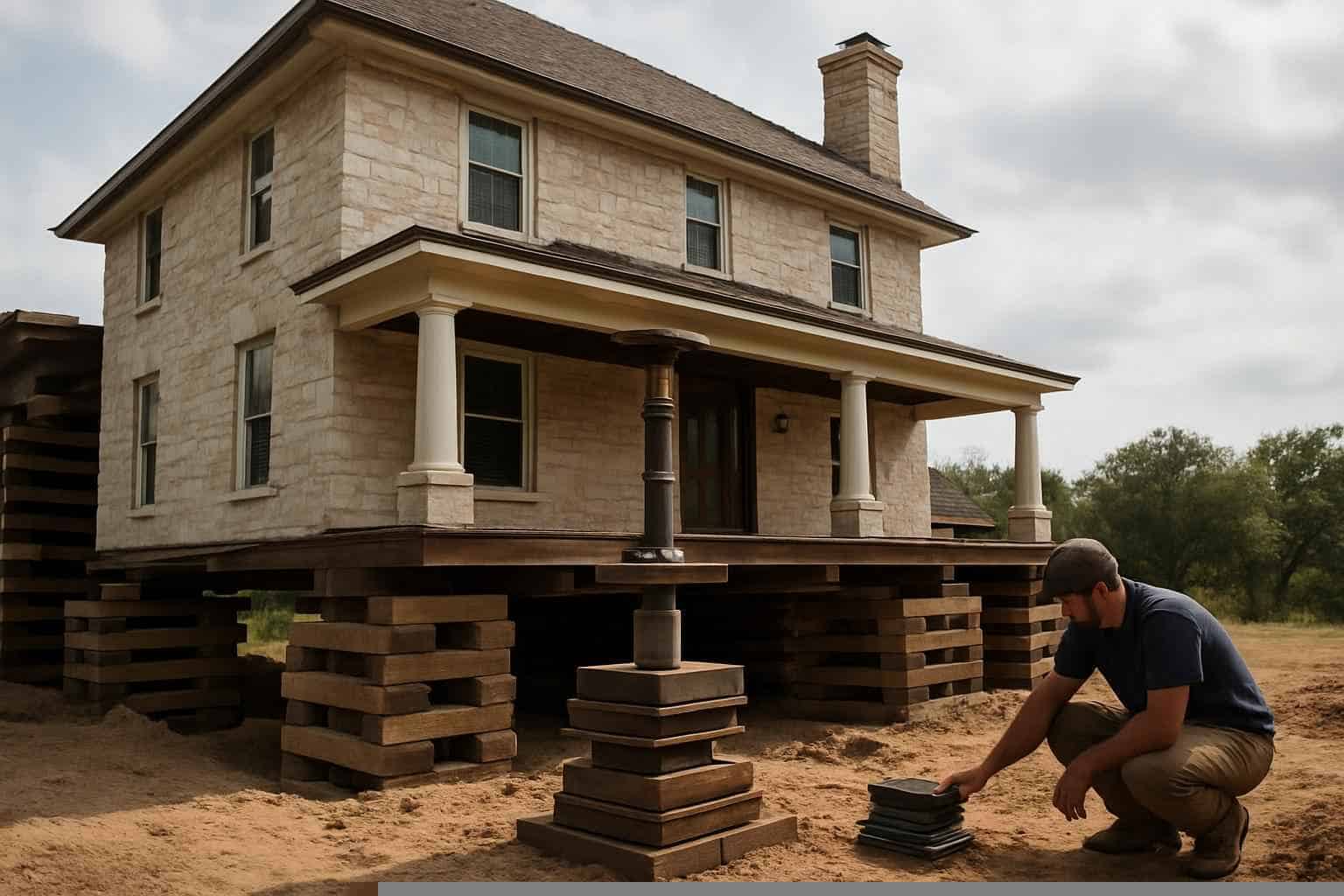 House Lifting Shimming Contractor in Llano TX