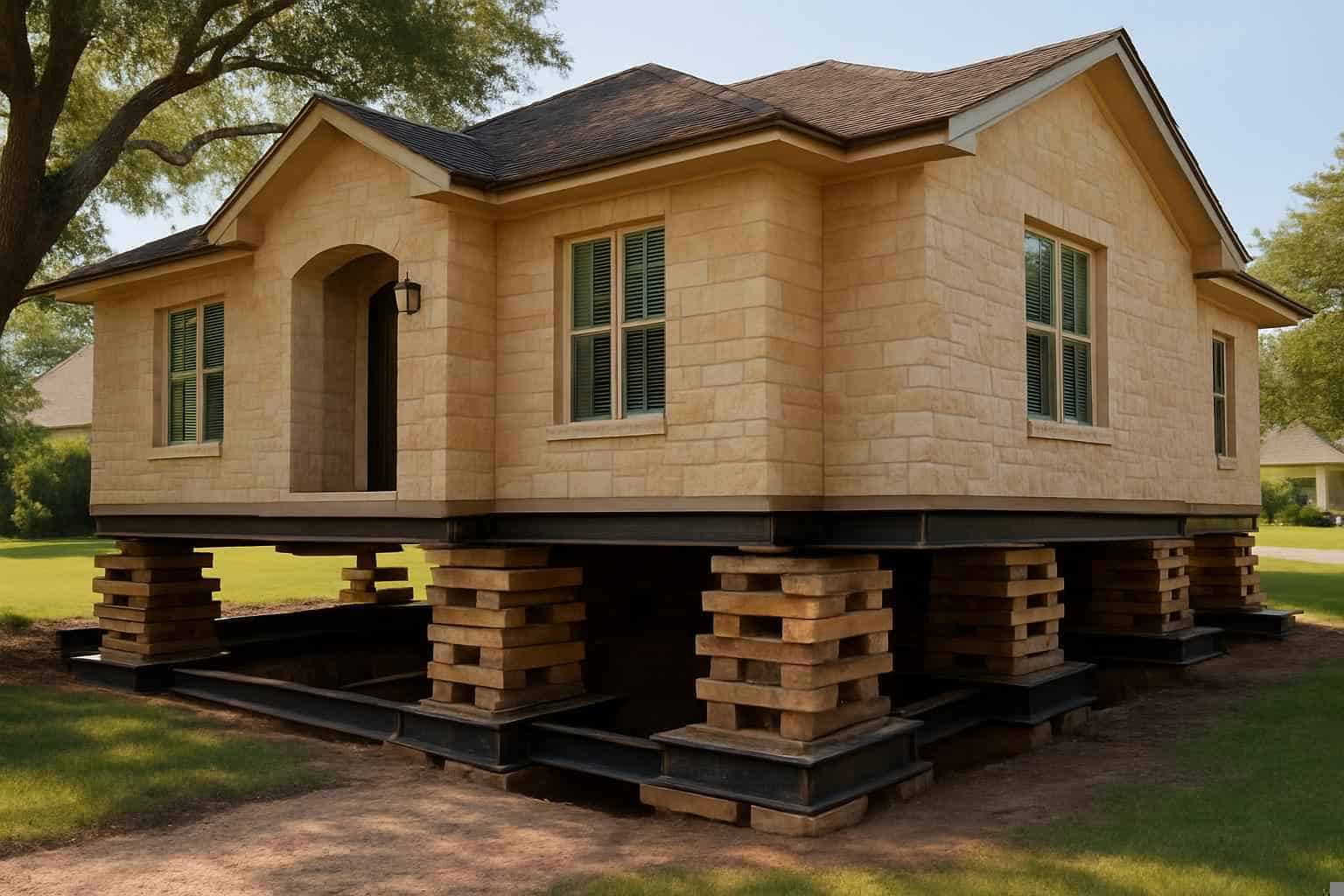 House Lifting Shimming Contractor in Mason TX