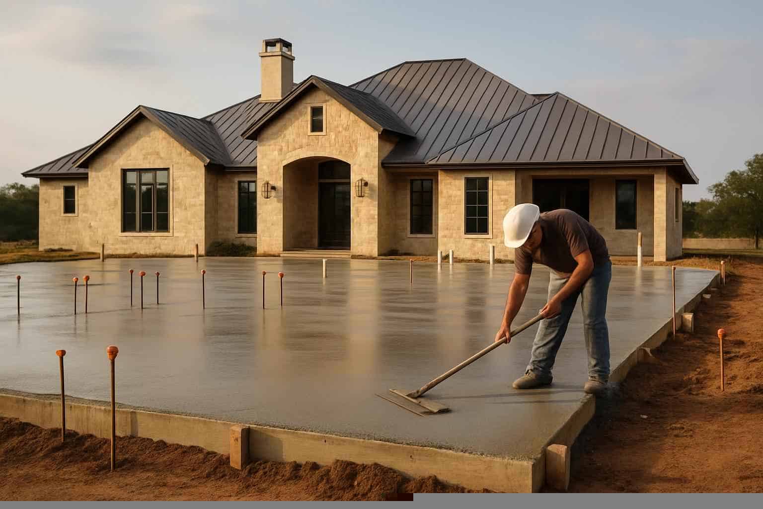Concrete Slabs Foundations Contractor In Mason TX House Slab Foundation Contractor in Mason TX