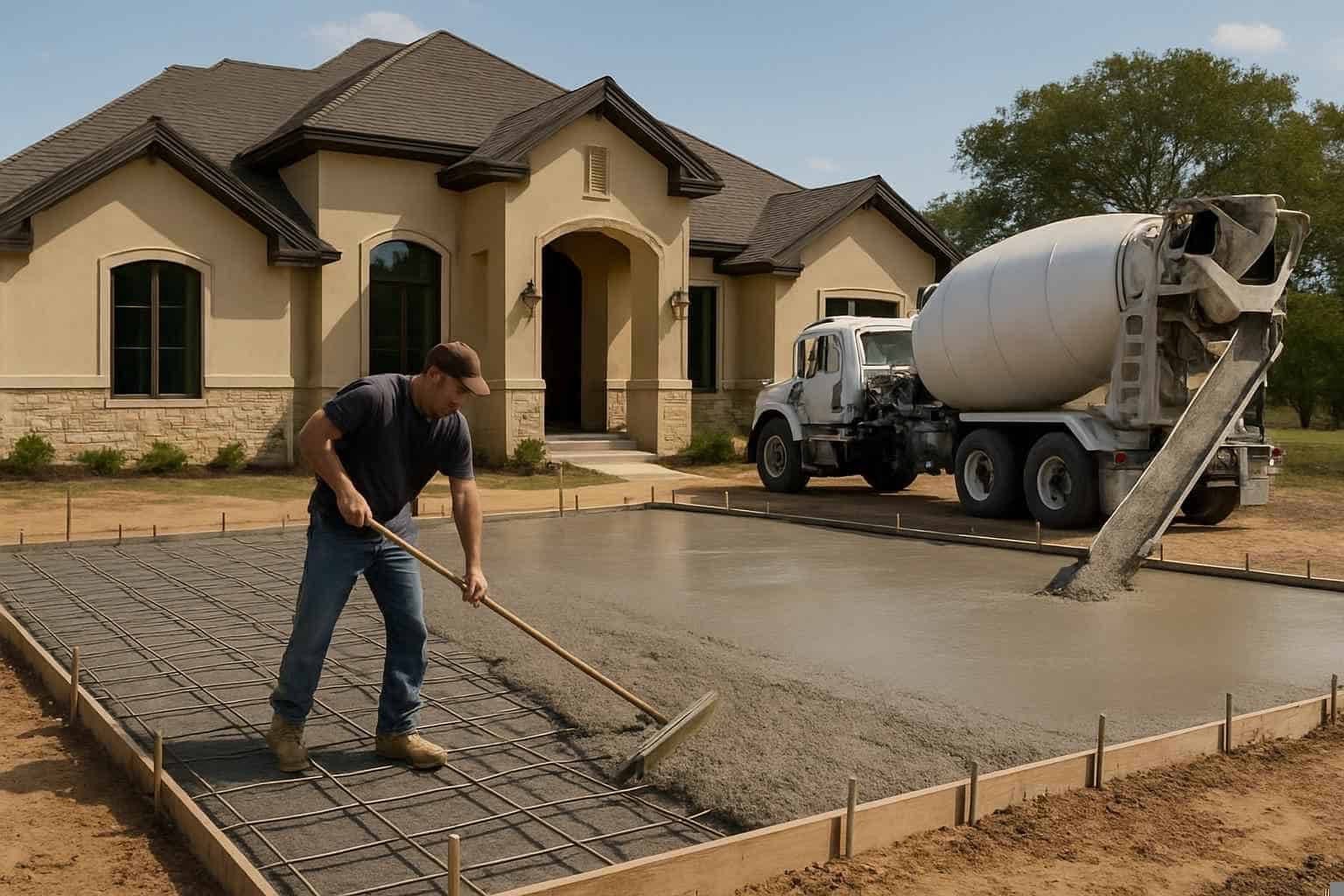 Concrete Slabs Foundations Contractor In Pipe Creek TX House Slab Foundation Contractor in Pipe Creek TX
