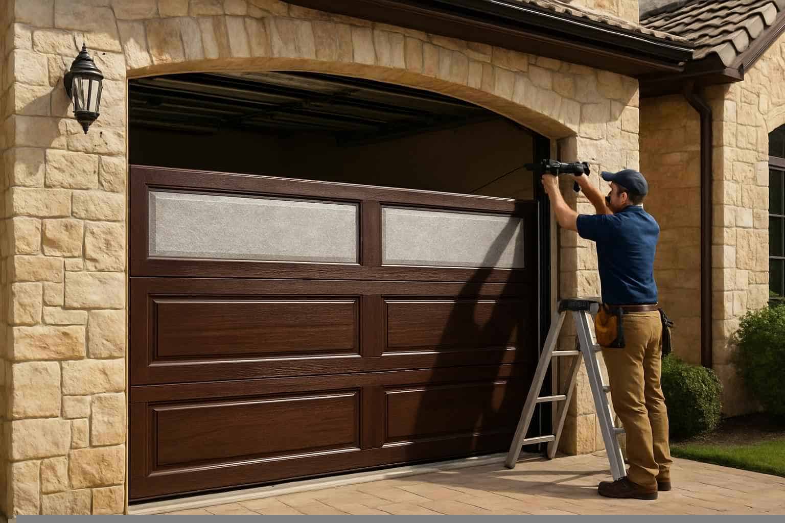 Garage Door Installation Contractor In Horseshoe Bay TX Insulated Garage Door Installation Service in Horseshoe Bay TX