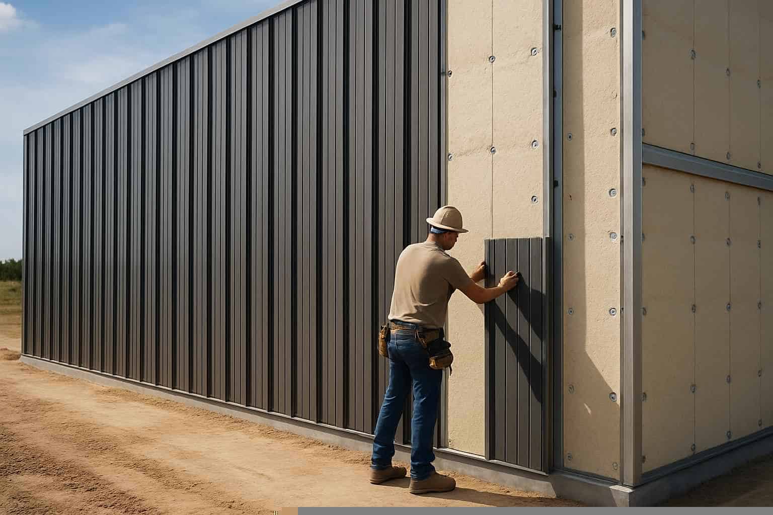 Metal Building Construction Contractor In Pontotoc TX Insulated Metal Panel Installer in Pontotoc TX