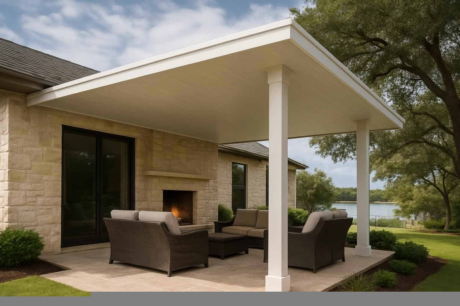 Patio Cover Installation Contractor In Cottonwood Shores TX Insulated Patio Cover Installation in Cottonwood Shores TX