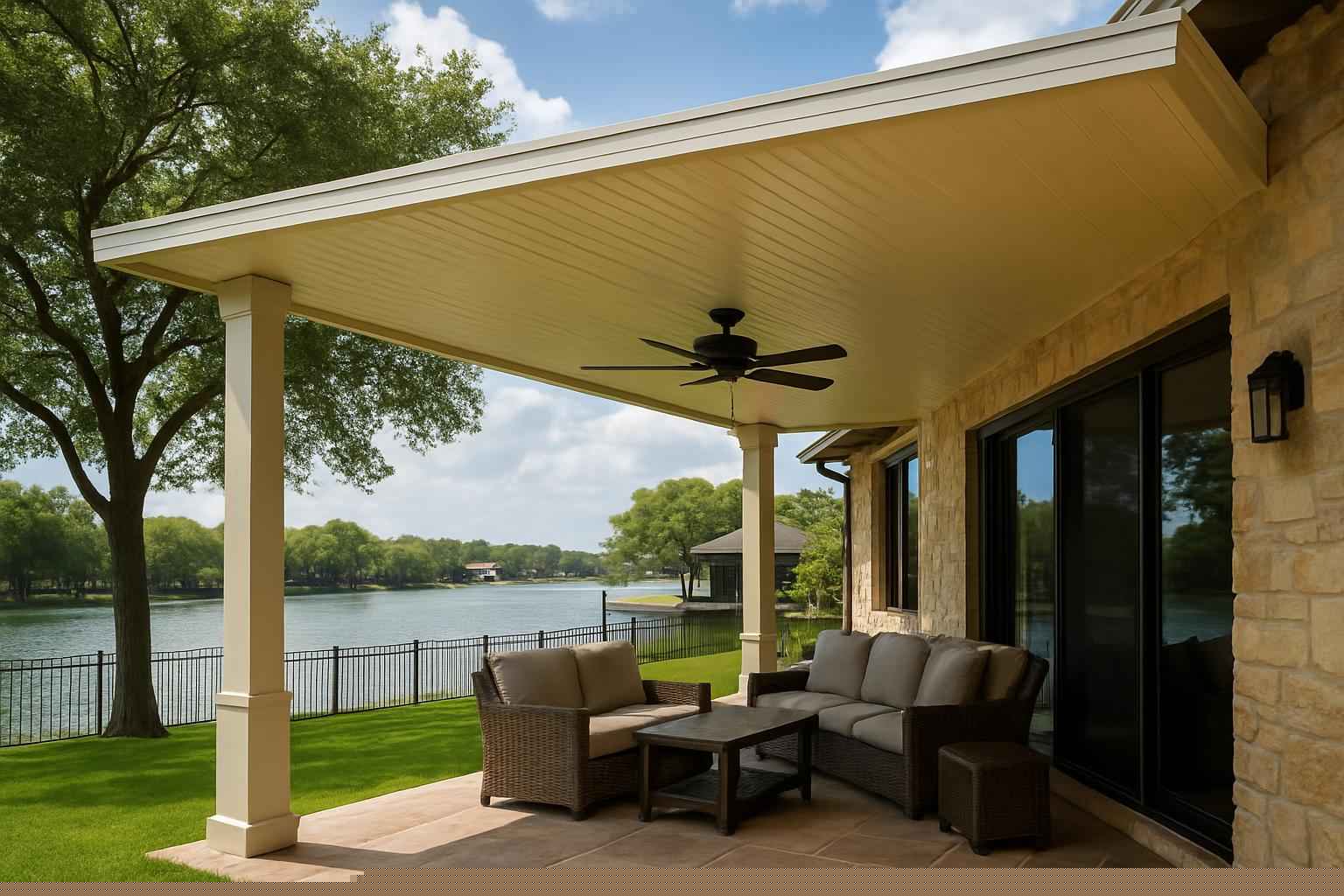 Patio Cover Installation Contractor In Kingsland TX Insulated Patio Cover Installation in Kingsland TX