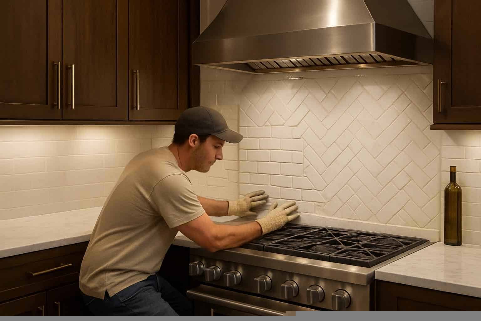 Kitchen Backsplash Installer in Mason TX