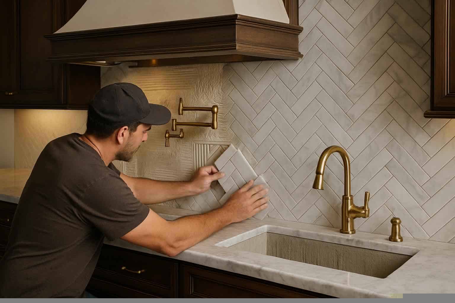 Kitchen Backsplash Tile Installer in Horseshoe Bay TX