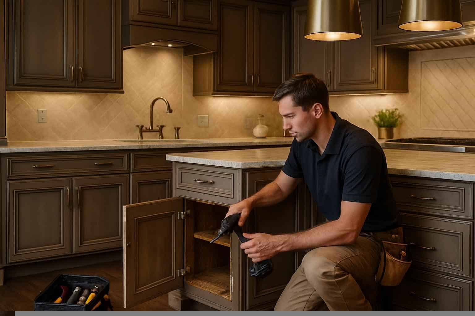 Kitchen Cabinet Repair Service in Cottonwood Shores TX