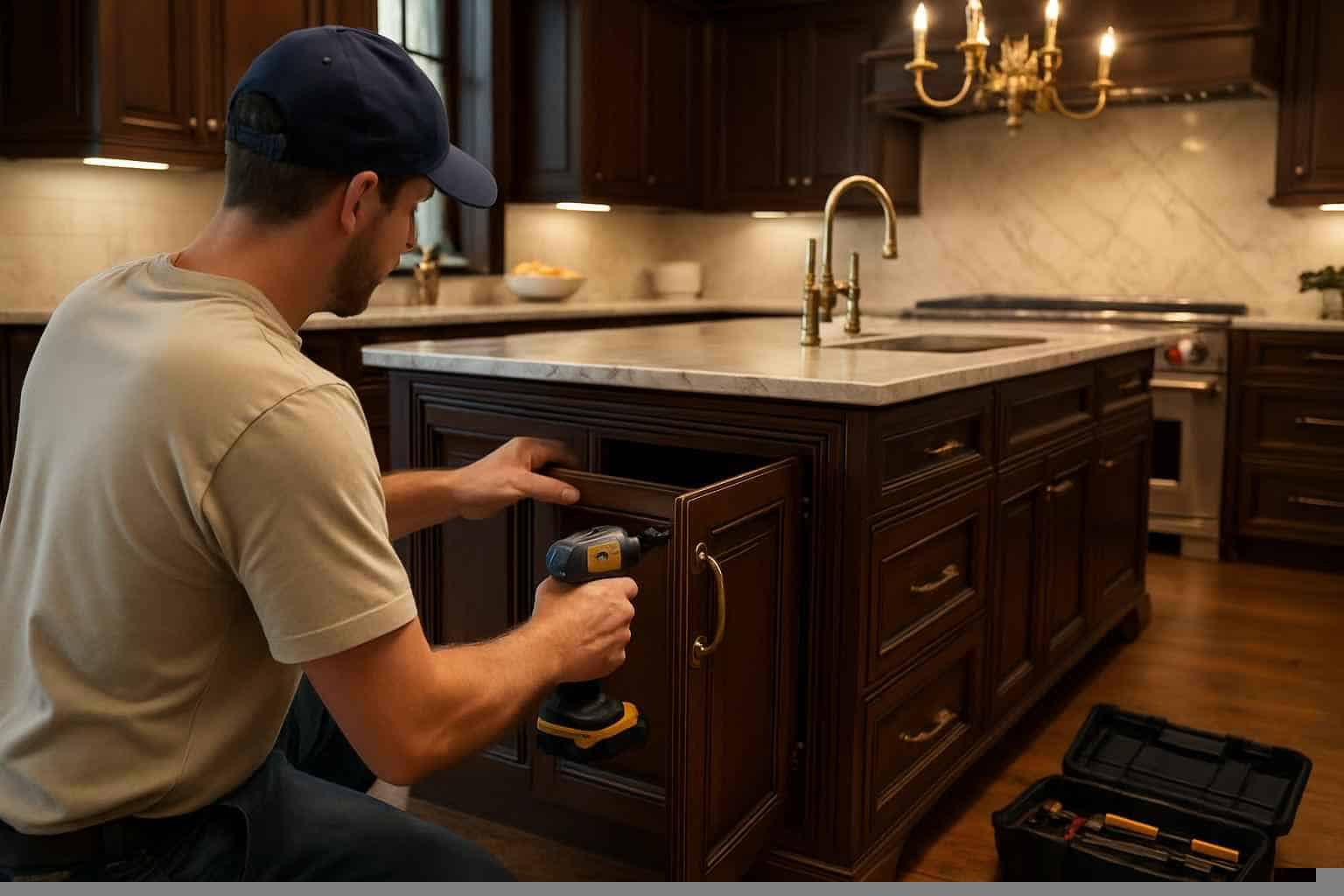 Kitchen Cabinet Repair Service in Mason TX