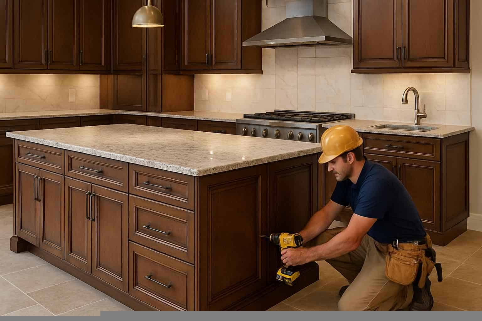Kitchen Island Installation Contractor in Cottonwood Shores TX