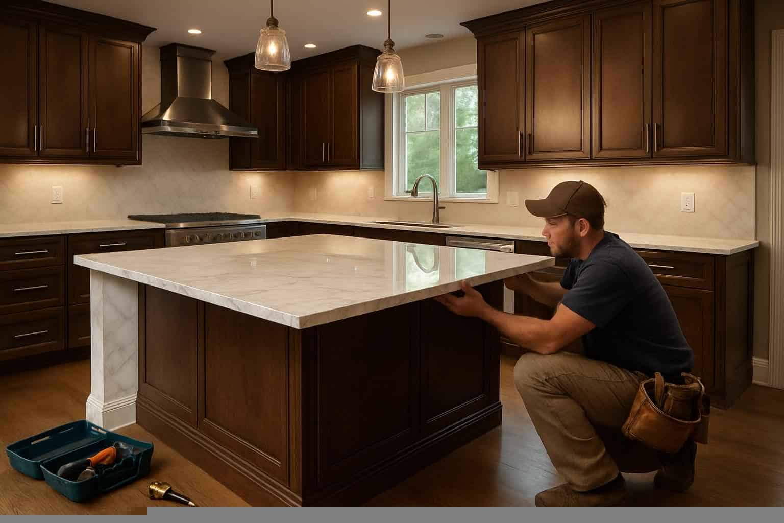 Kitchen Island Installation Contractor in Medina TX
