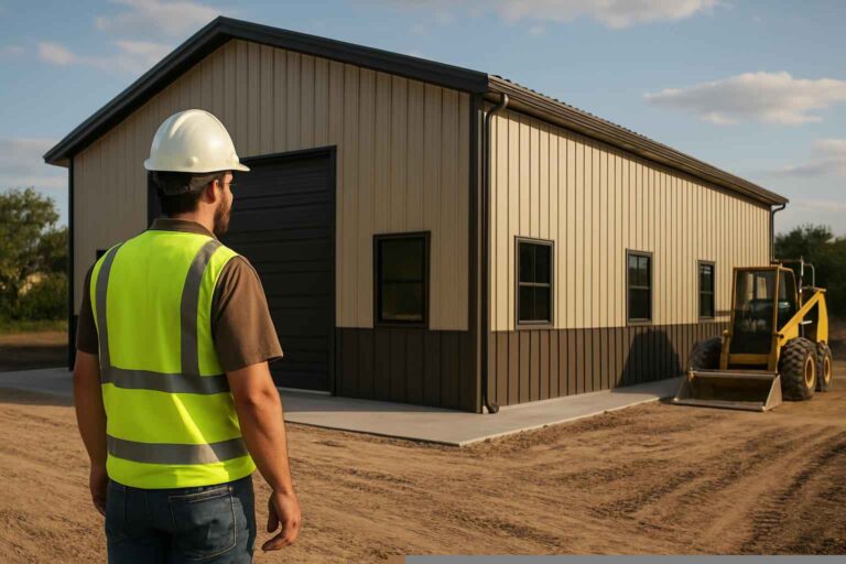 metal building construction company in cottonwood shores tx