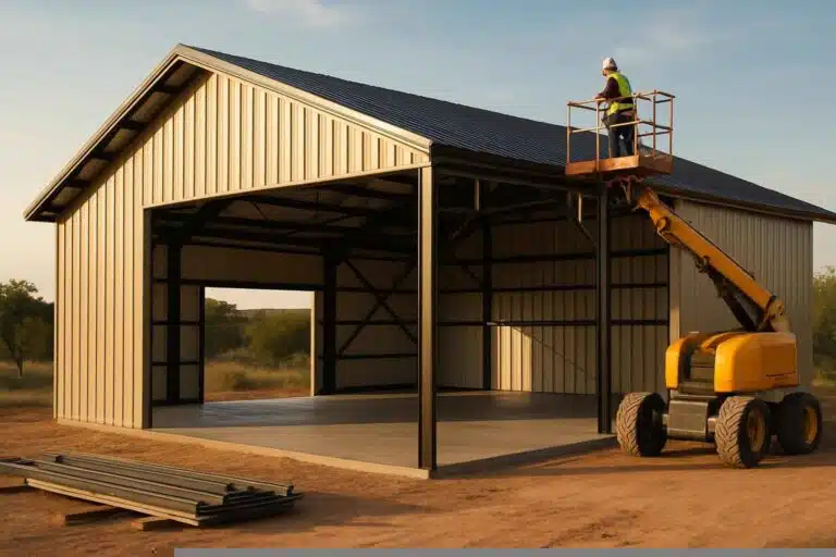 Metal Building Construction Contractor In Llano TX Metal Building Construction Company In Llano TX