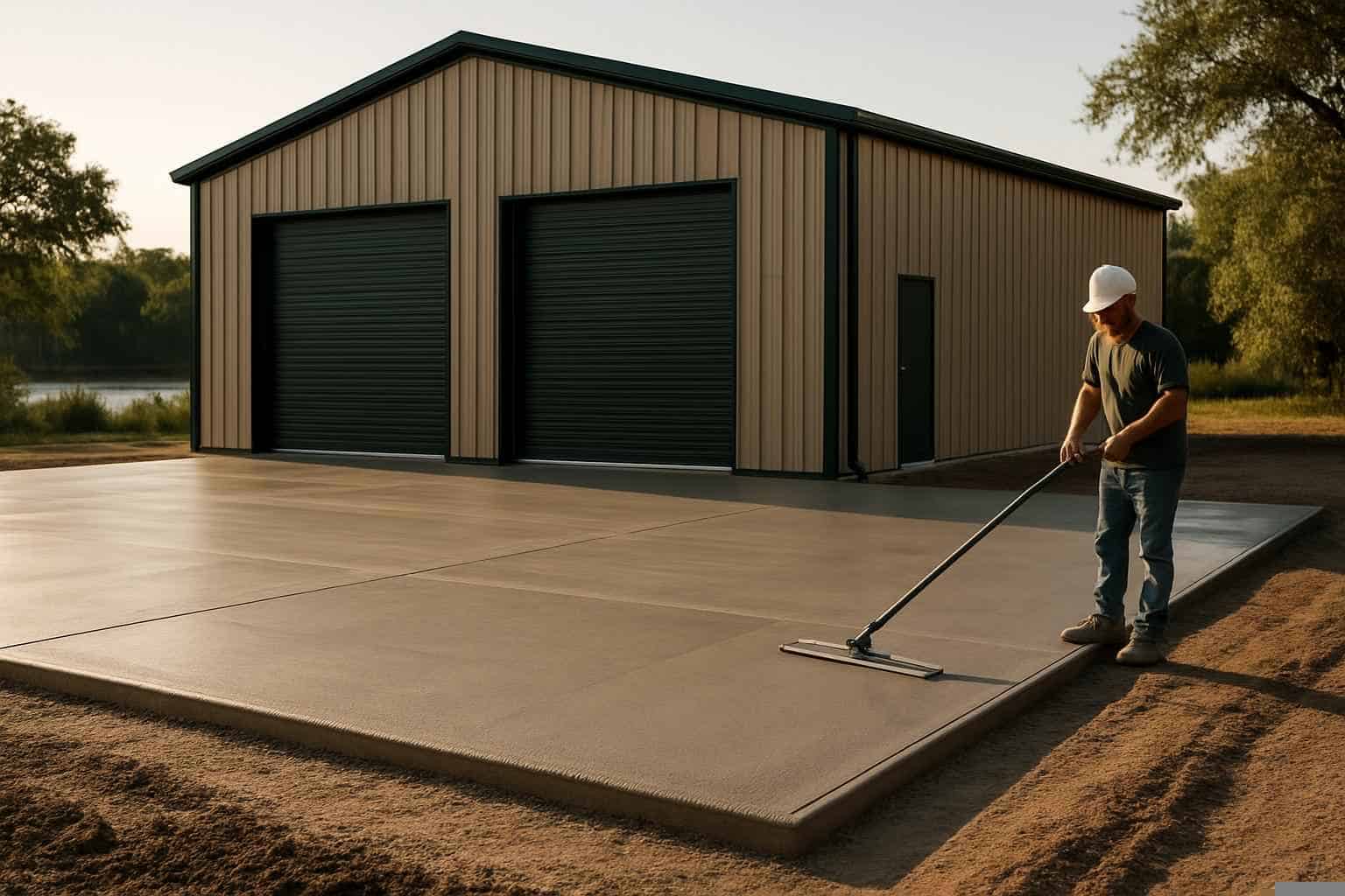 Metal Building Construction Contractor In Cottonwood Shores TX Metal Building Slab Contractor in Cottonwood Shores TX