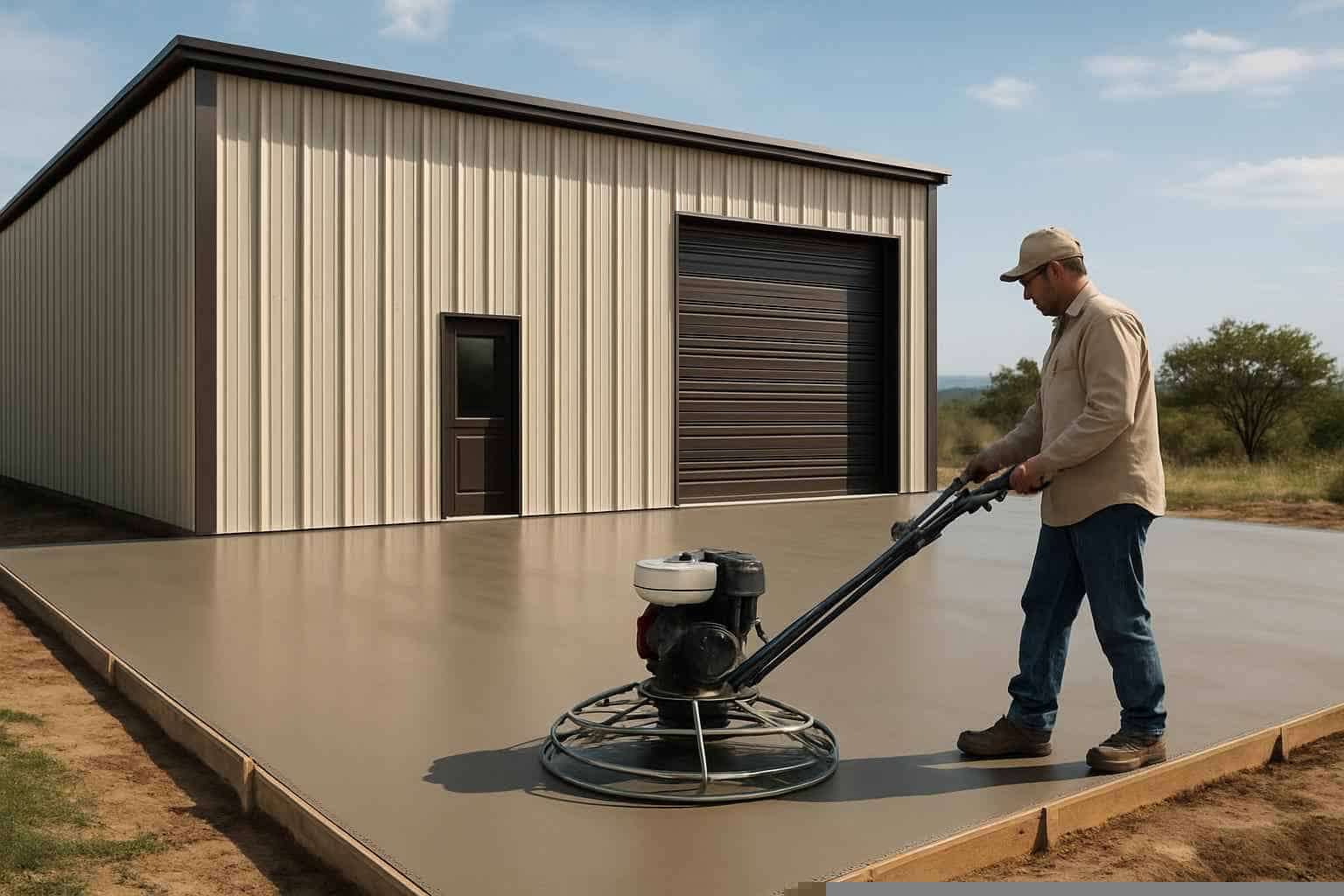Metal Building Slab Contractor in Horseshoe Bay TX