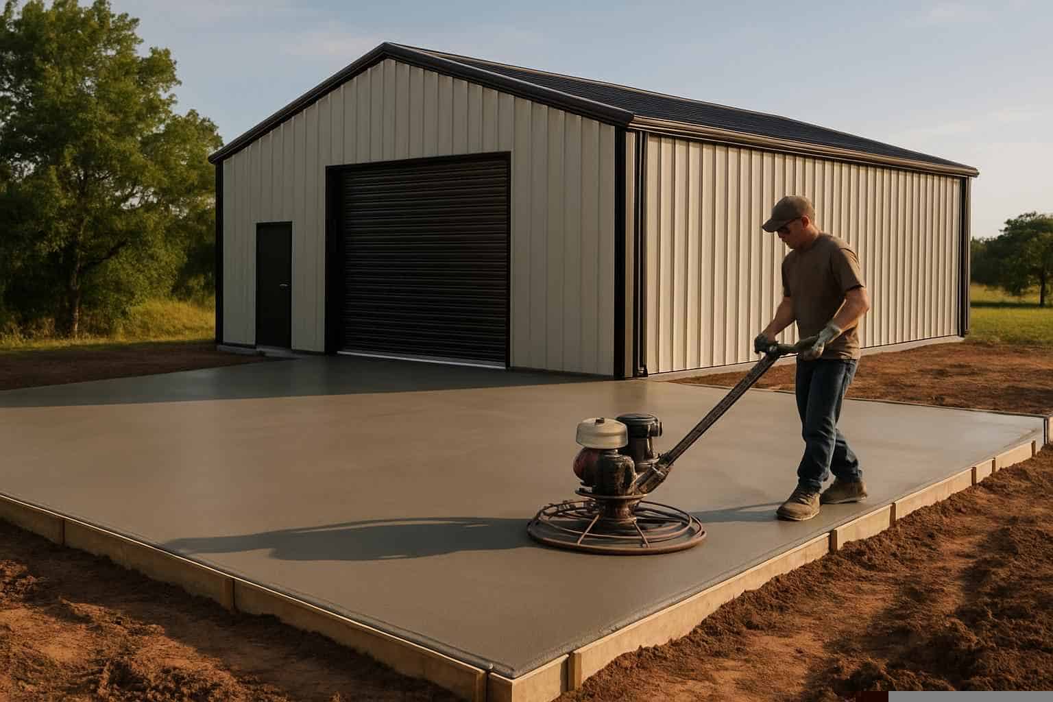 Metal Building Construction Contractor In Pontotoc TX Metal Building Slab Contractor in Pontotoc TX