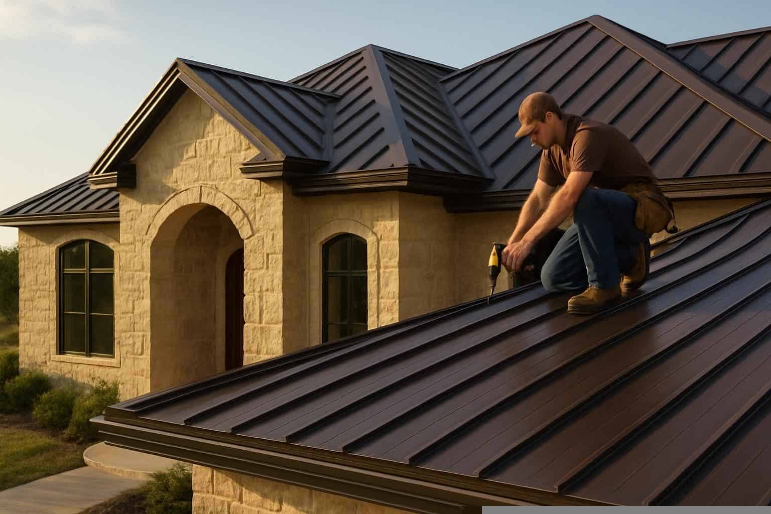 Metal Building Construction Contractor In Pontotoc TX Metal Roof Installation Service in Pontotoc TX