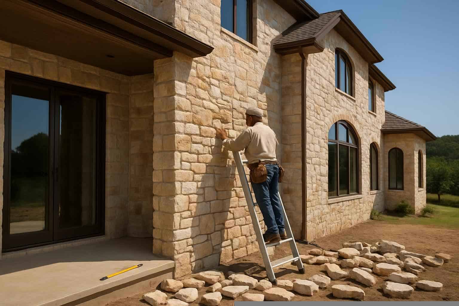 Stone Contractor In Pipe Creek TX Natural Stone Siding Contractor in Pipe Creek TX