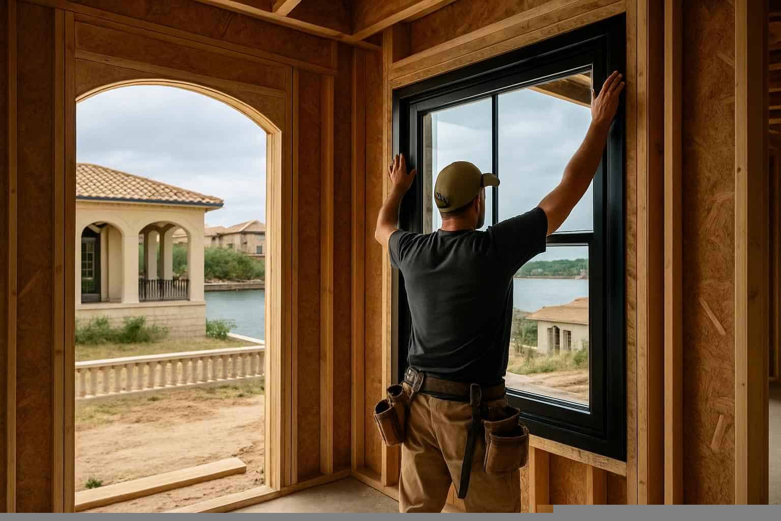 Custom Window Installation Contractor In Cottonwood Shores TX New Construction Window Installation in Cottonwood Shores TX