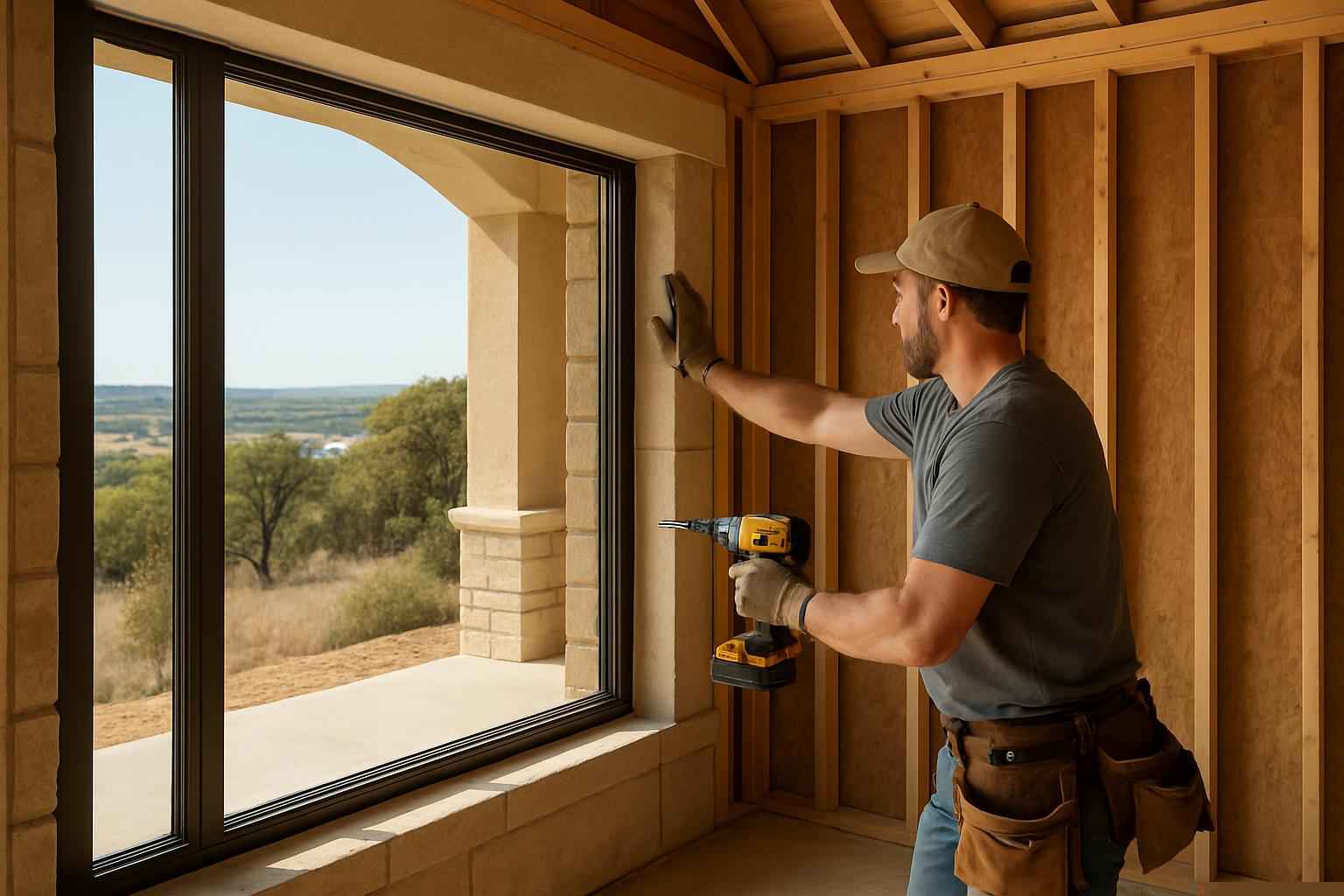 Custom Window Installation Contractor In Horseshoe Bay TX New Construction Window Installation in Horseshoe Bay TX