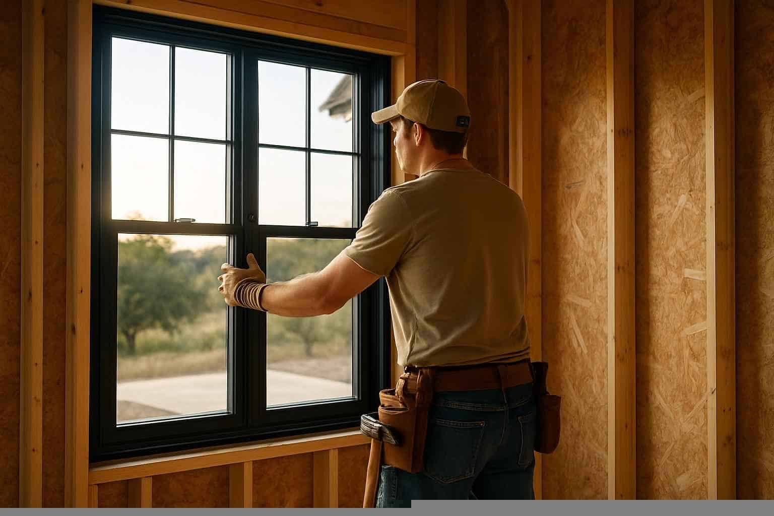 New Construction Window Installation in Medina TX