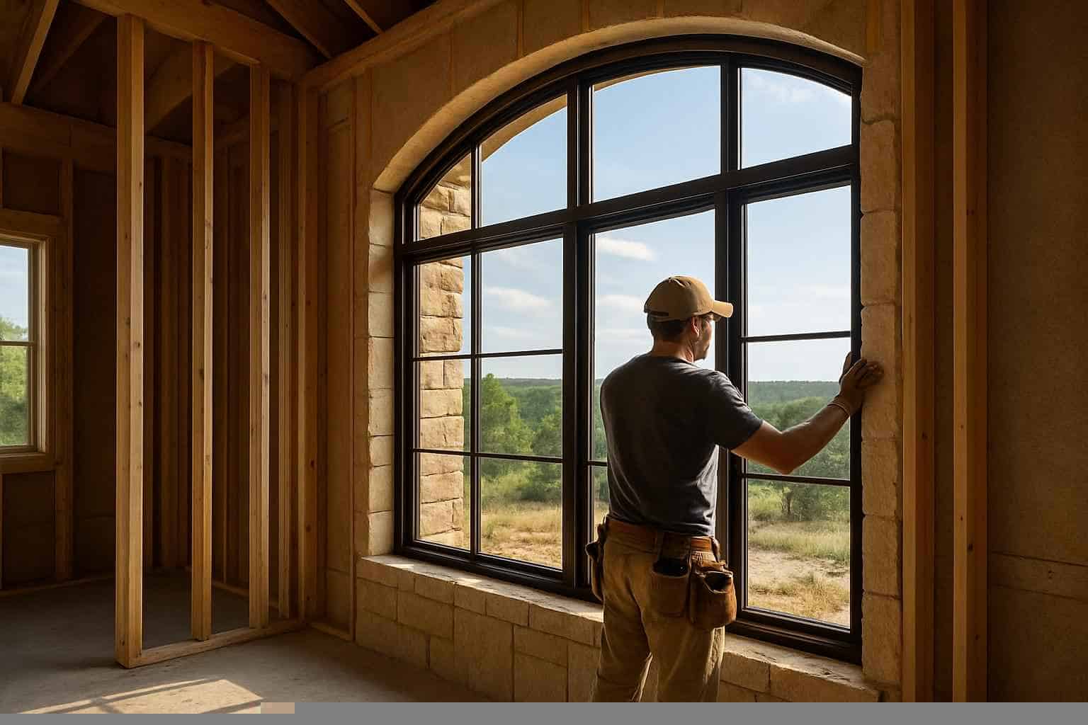 New Construction Window Installation in Pipe Creek TX