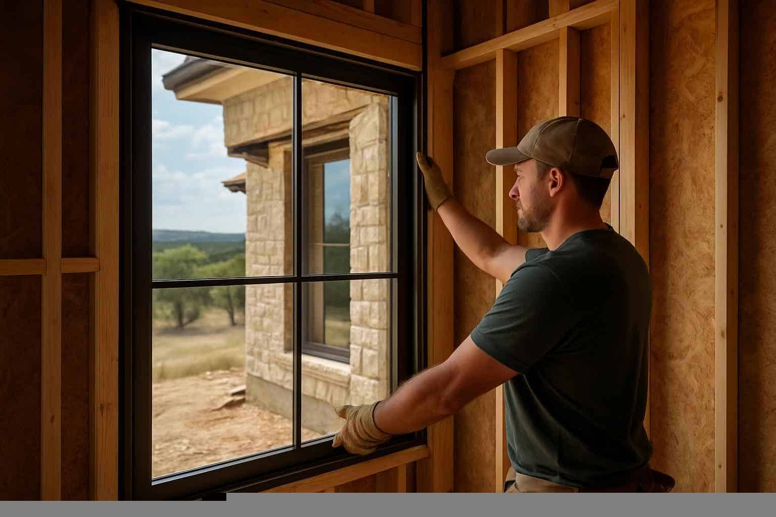 New Construction Window Installation in Pontotoc TX