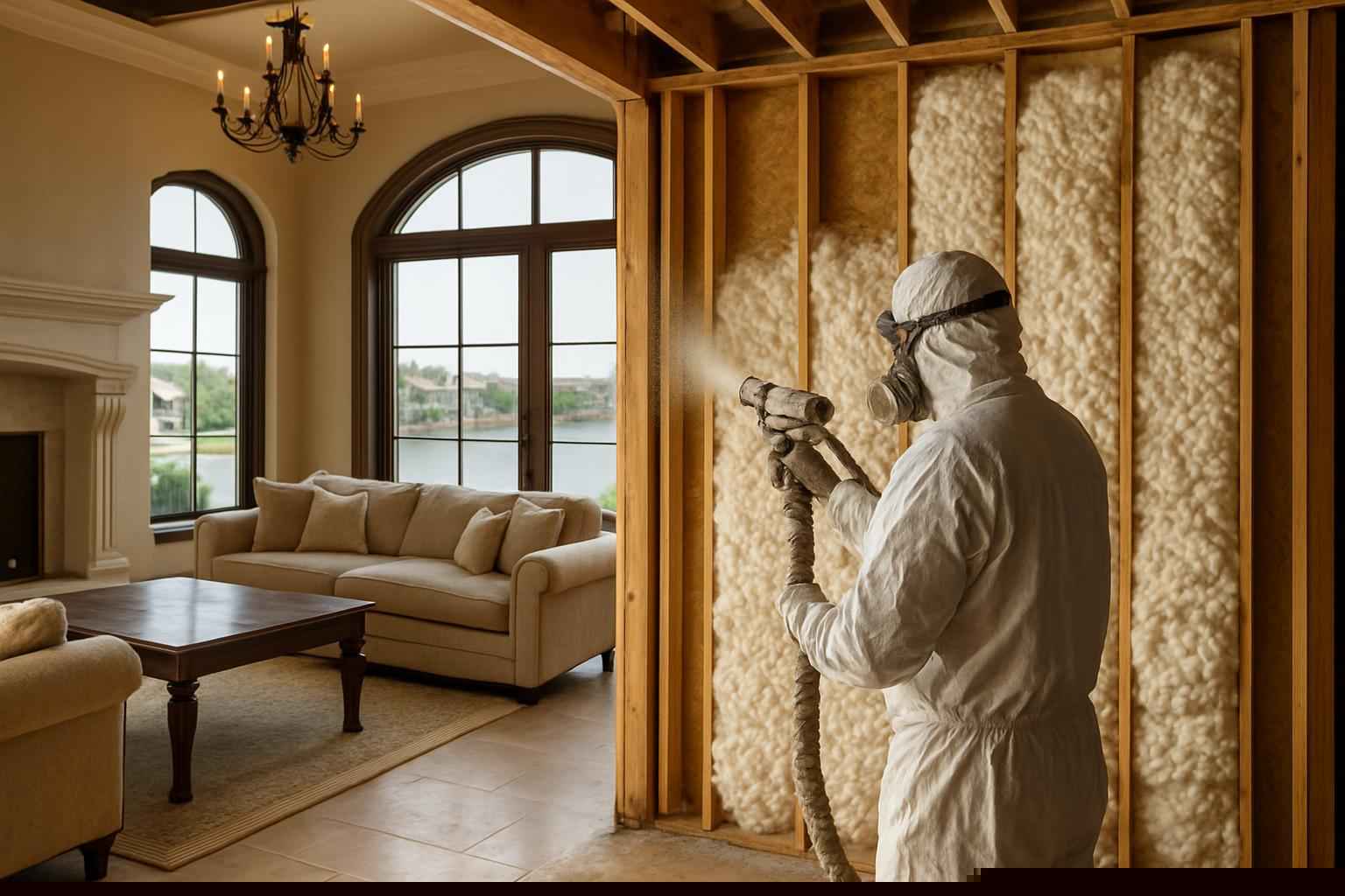 Spray Foam Insulation Contractor In Horseshoe Bay TX Open Cell Spray Foam Company in Horseshoe Bay TX