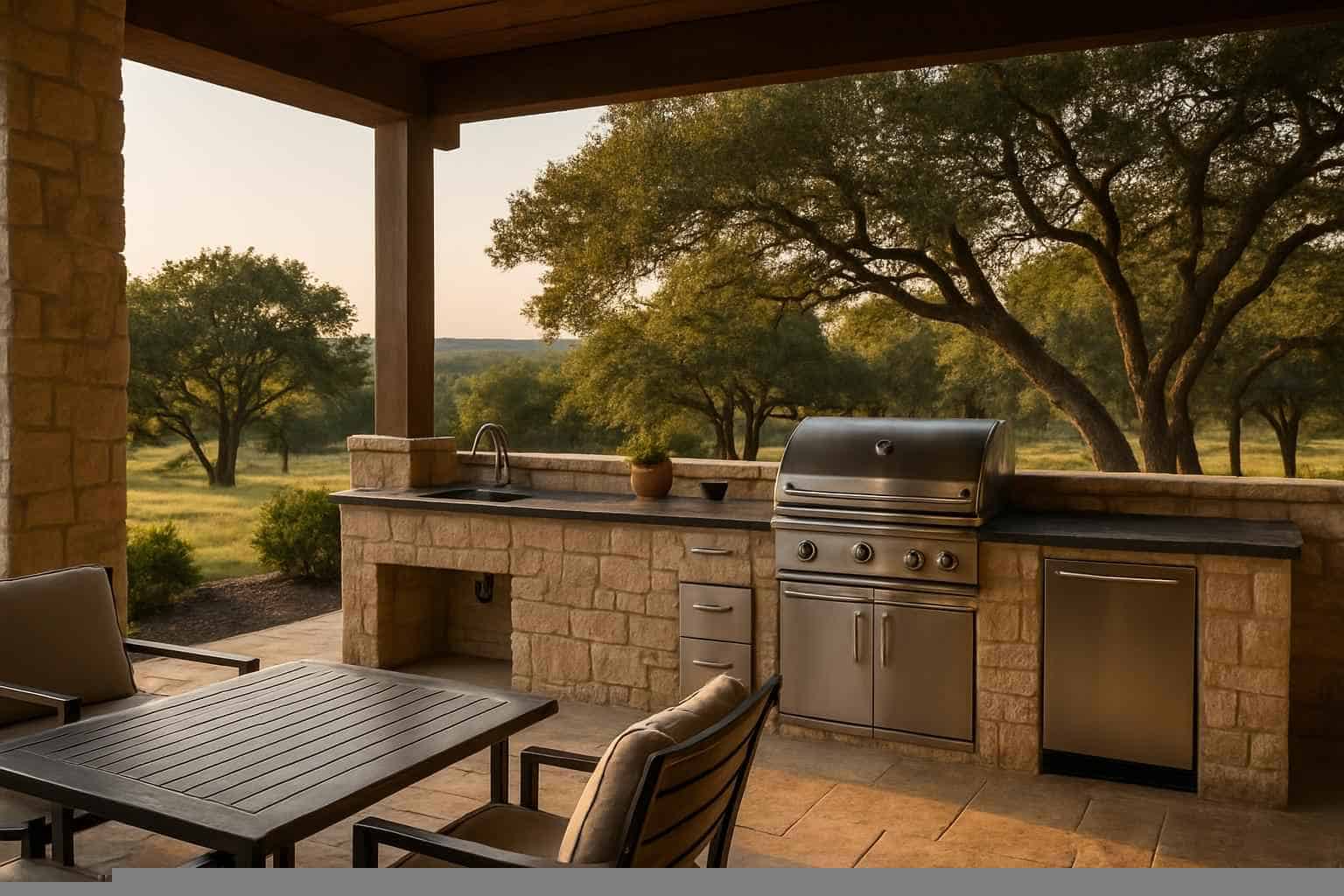Outdoor Kitchen Patio Builder in Medina TX