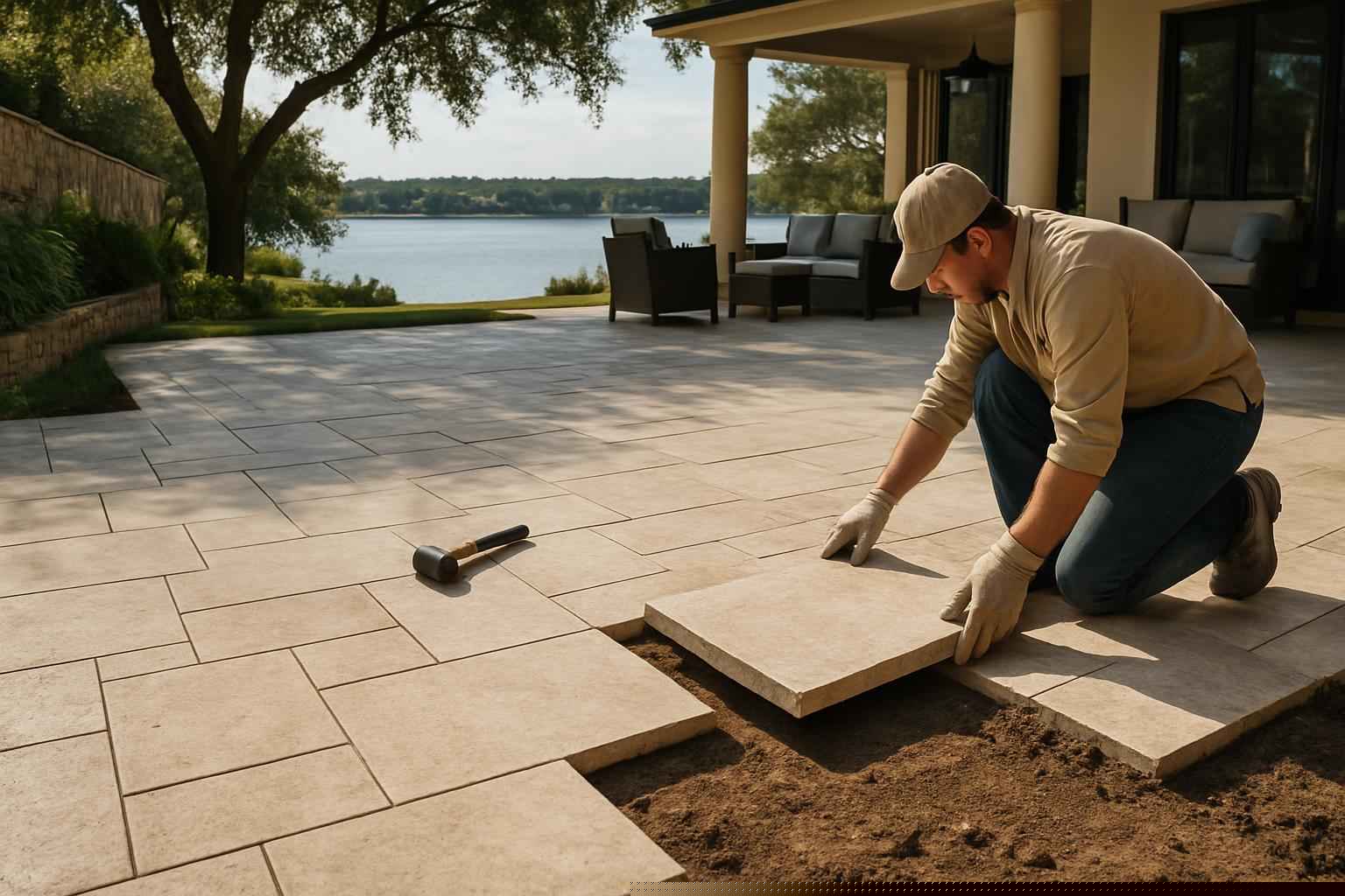 Patio Slab Installation Service in Horseshoe Bay TX