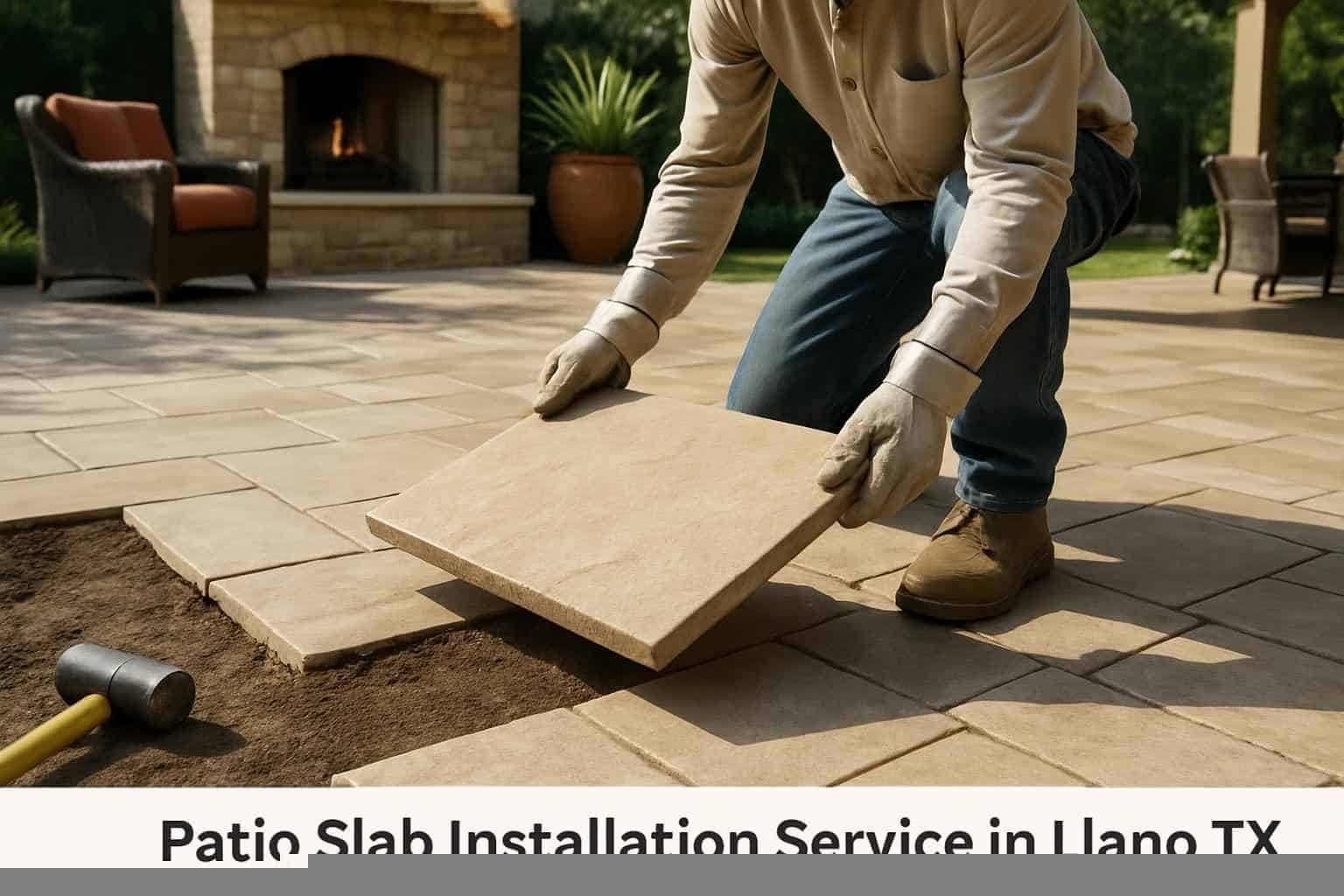 Patio Slab Installation Service in Llano TX