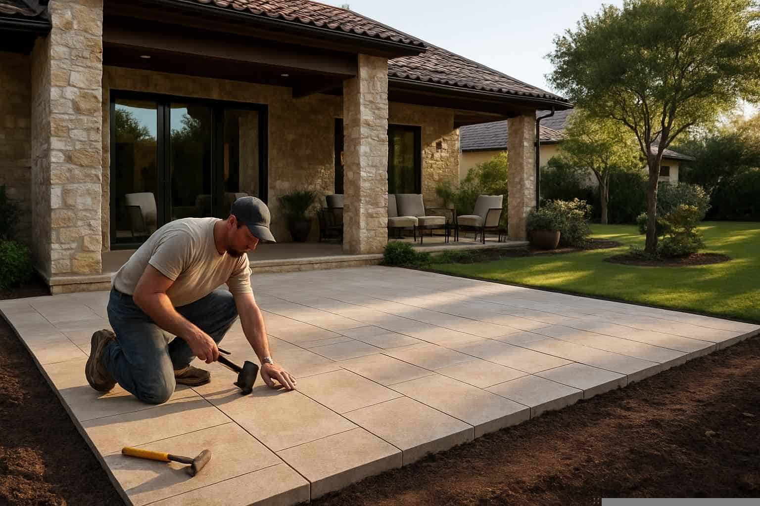 Patio Slab Installation Service in Medina TX