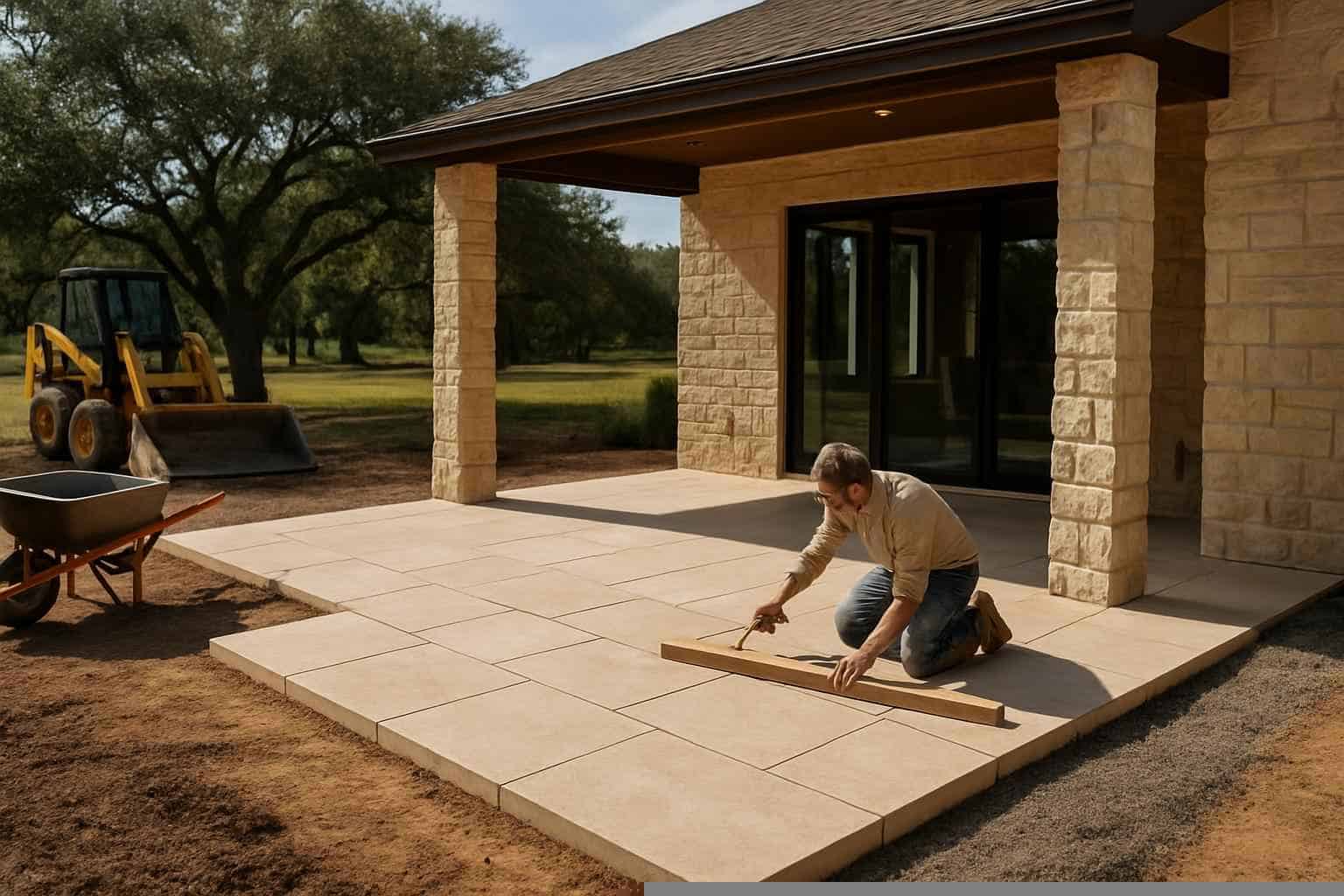 Concrete Slabs Foundations Contractor In Pipe Creek TX Patio Slab Installation Service in Pipe Creek TX