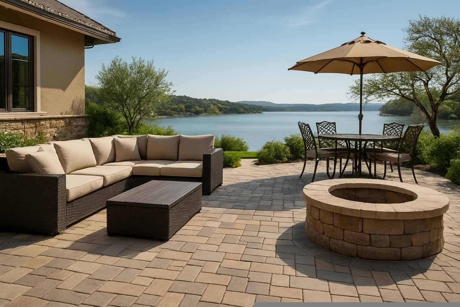 Paver Patio Installation Company in Horseshoe Bay TX