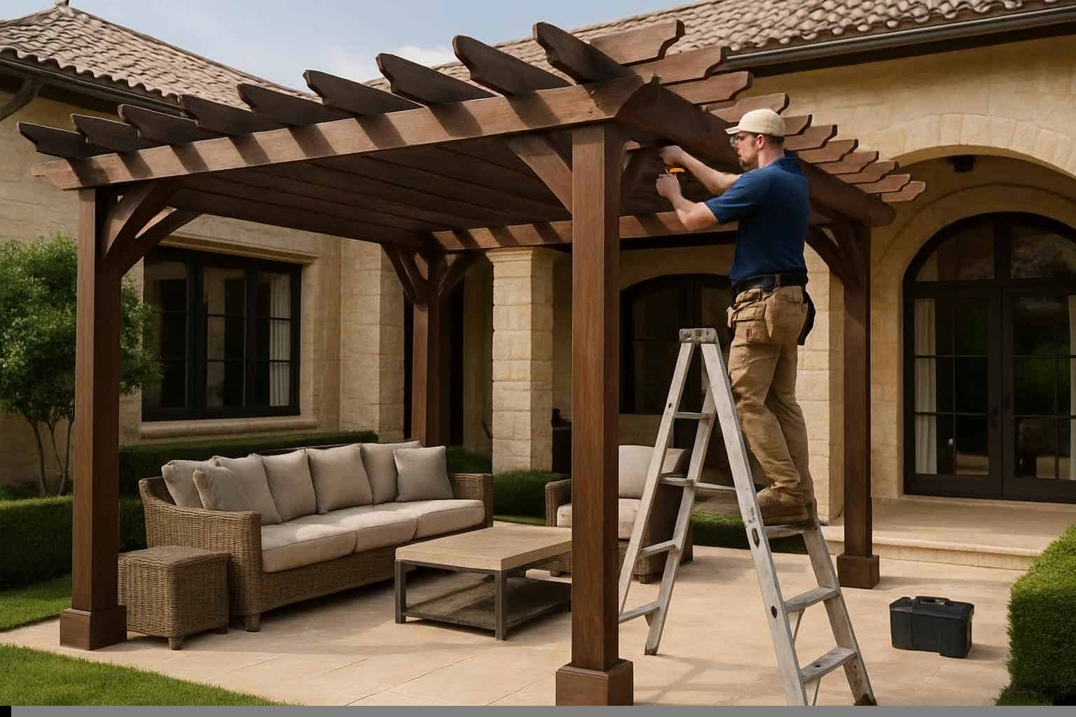 Pergola Repair Service in Mason TX