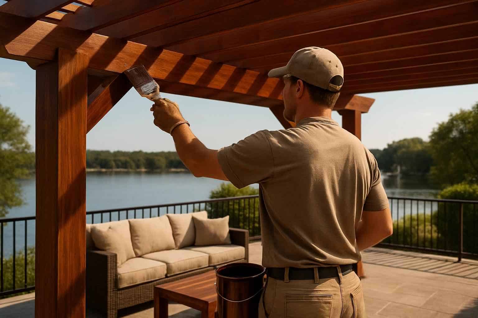 Pergola Contractor In Cottonwood Shores TX Pergola Stain Service in Cottonwood Shores TX