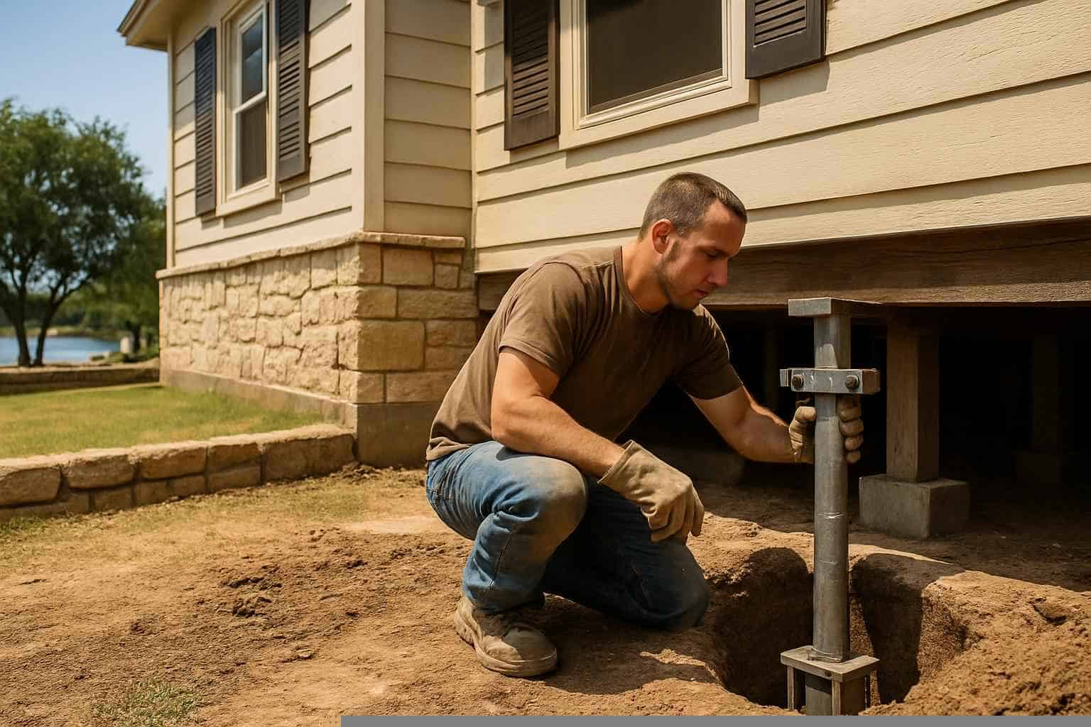 Foundation Repair Pier Beam Contractor In Cottonwood Shores TX Pier Beam Repair Service in Cottonwood Shores TX