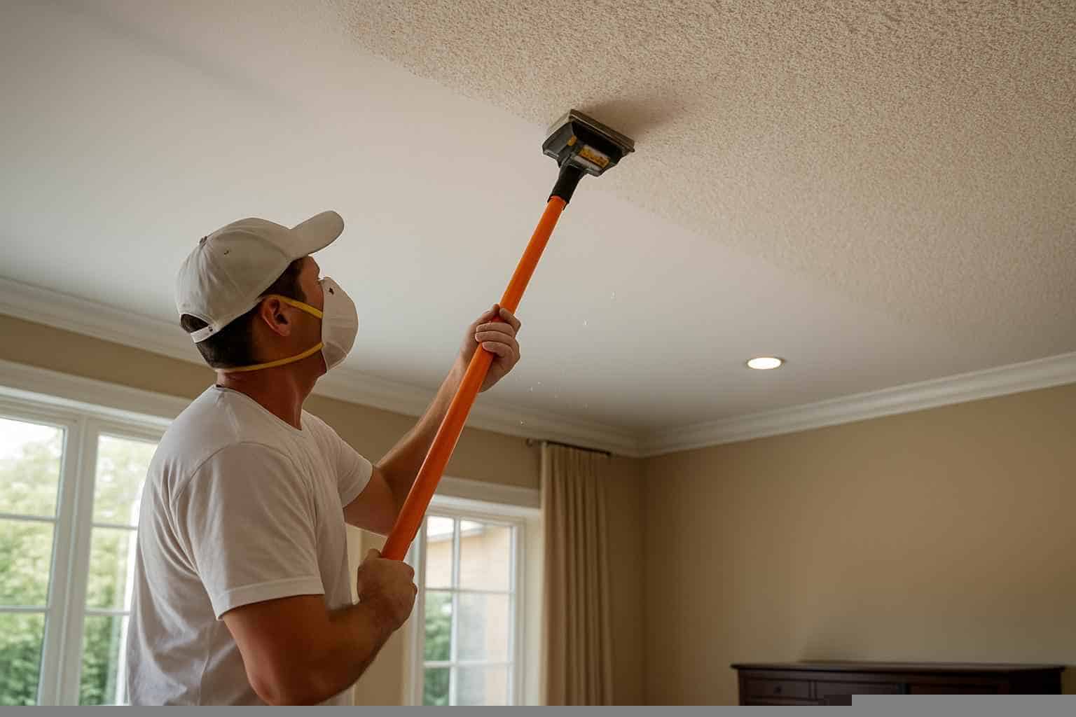 Popcorn Ceiling Removal Service in Pontotoc TX