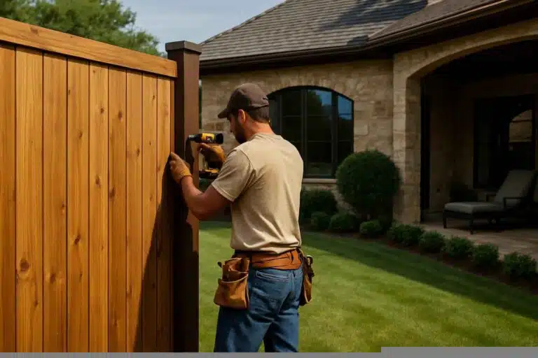 Fence Installation Contractor In Kingsland TX privacy fence installer in kingsland tx