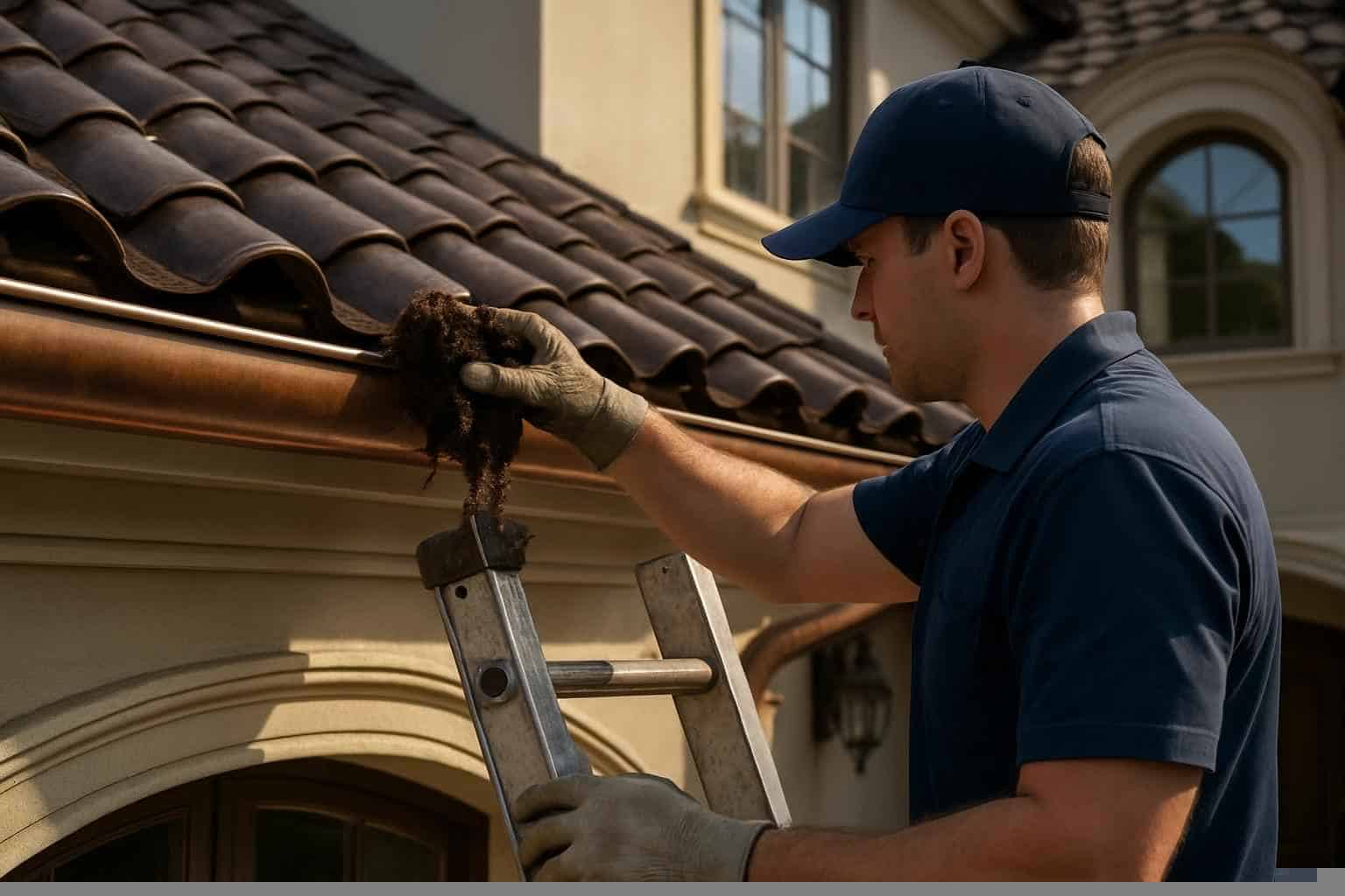 Rain Gutter Cleaning Service in Mason TX