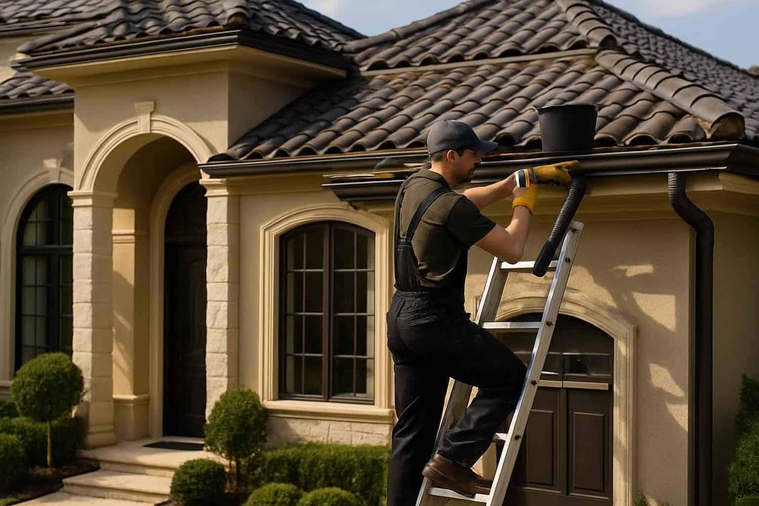 Rain Gutter Cleaning Service in Medina TX