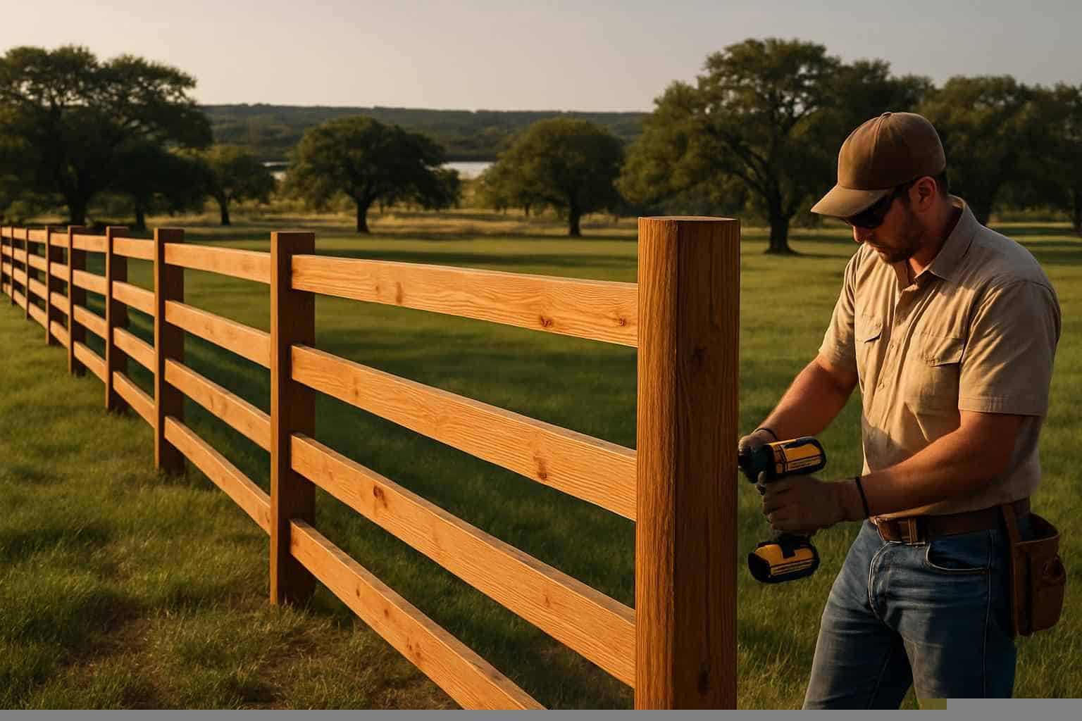 Ranch Fence Builder in Cottonwood Shores TX