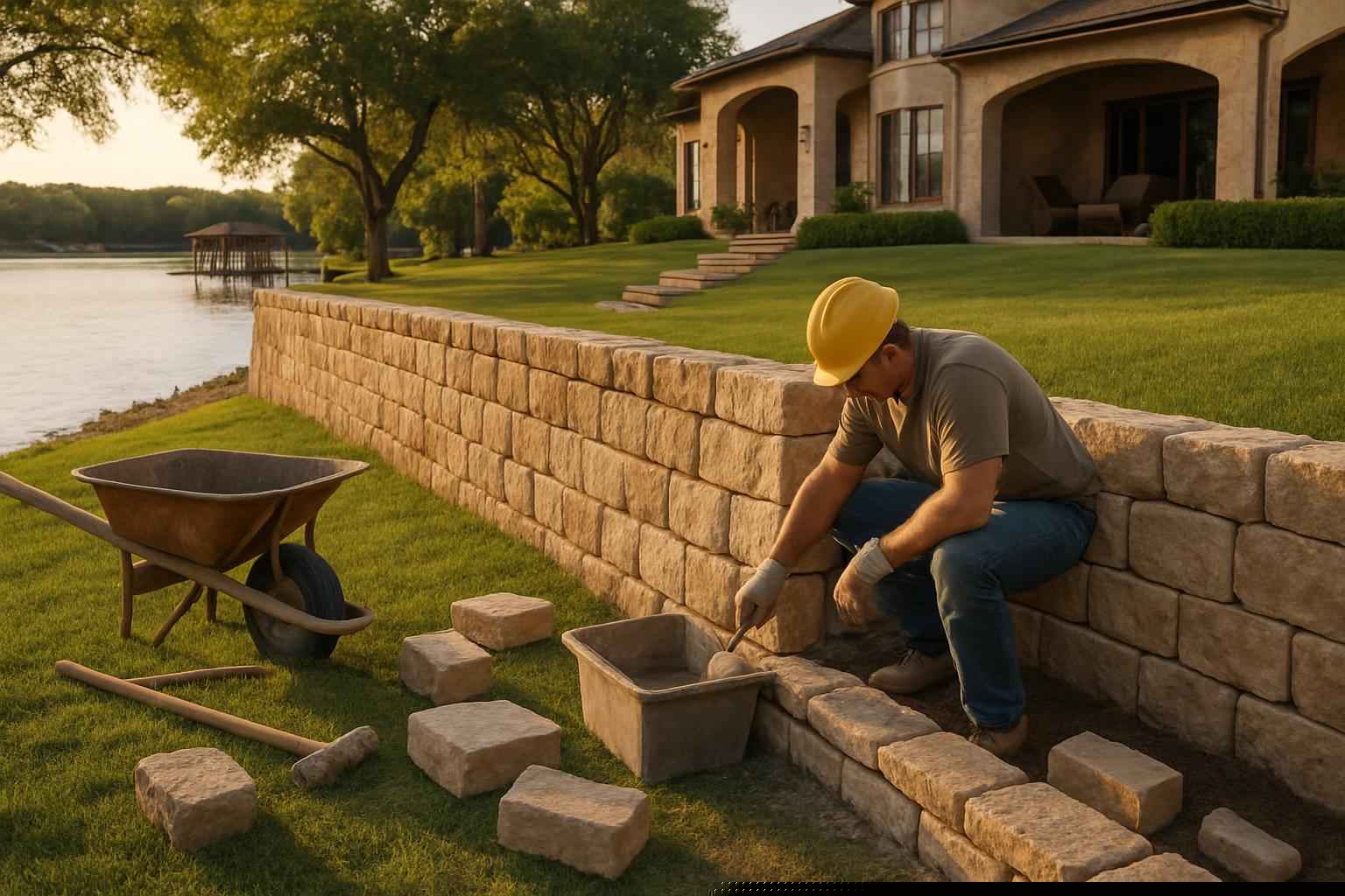 Retaining Wall Repair Service in Kingsland TX