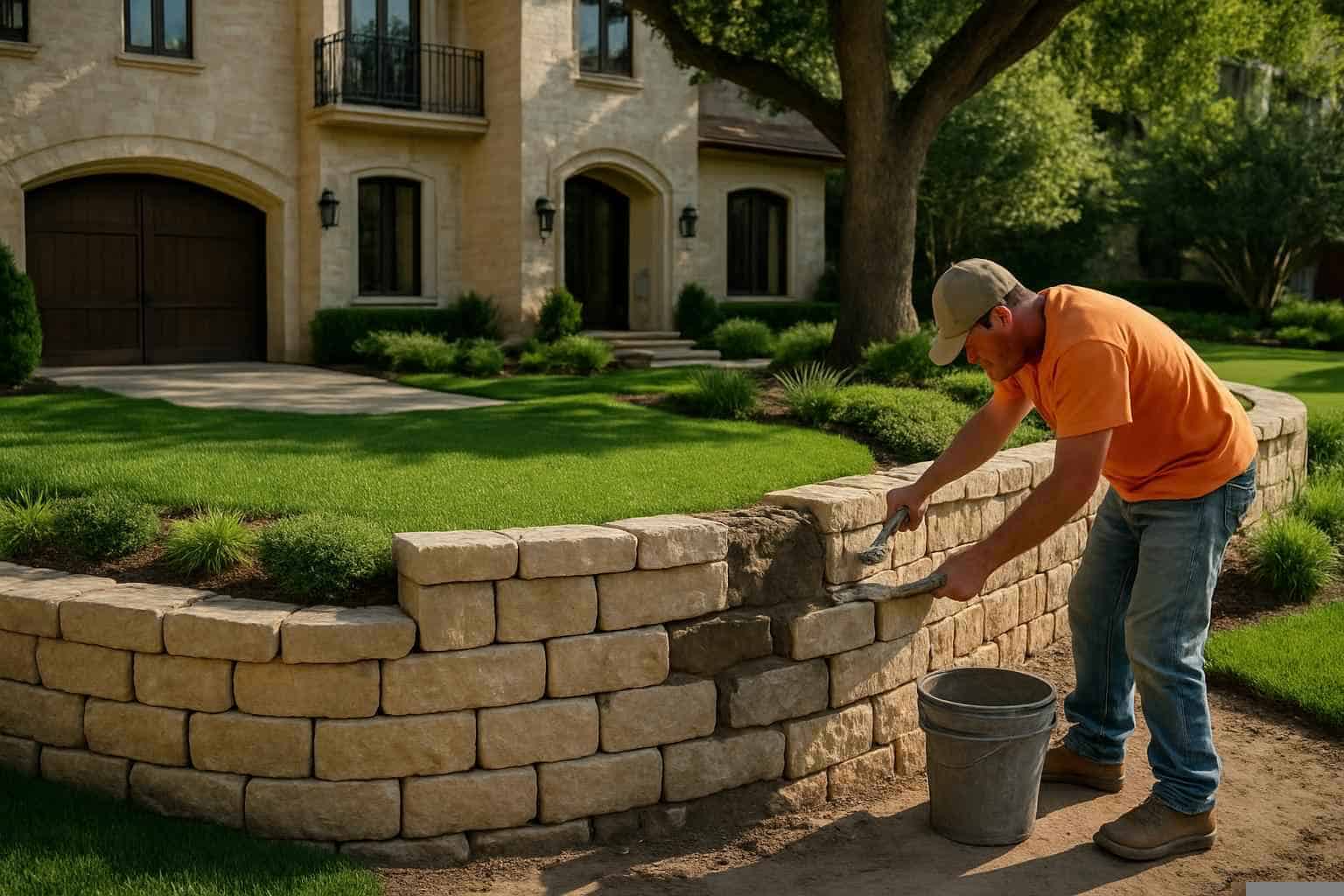 Retaining Wall Repair Service in Mason TX