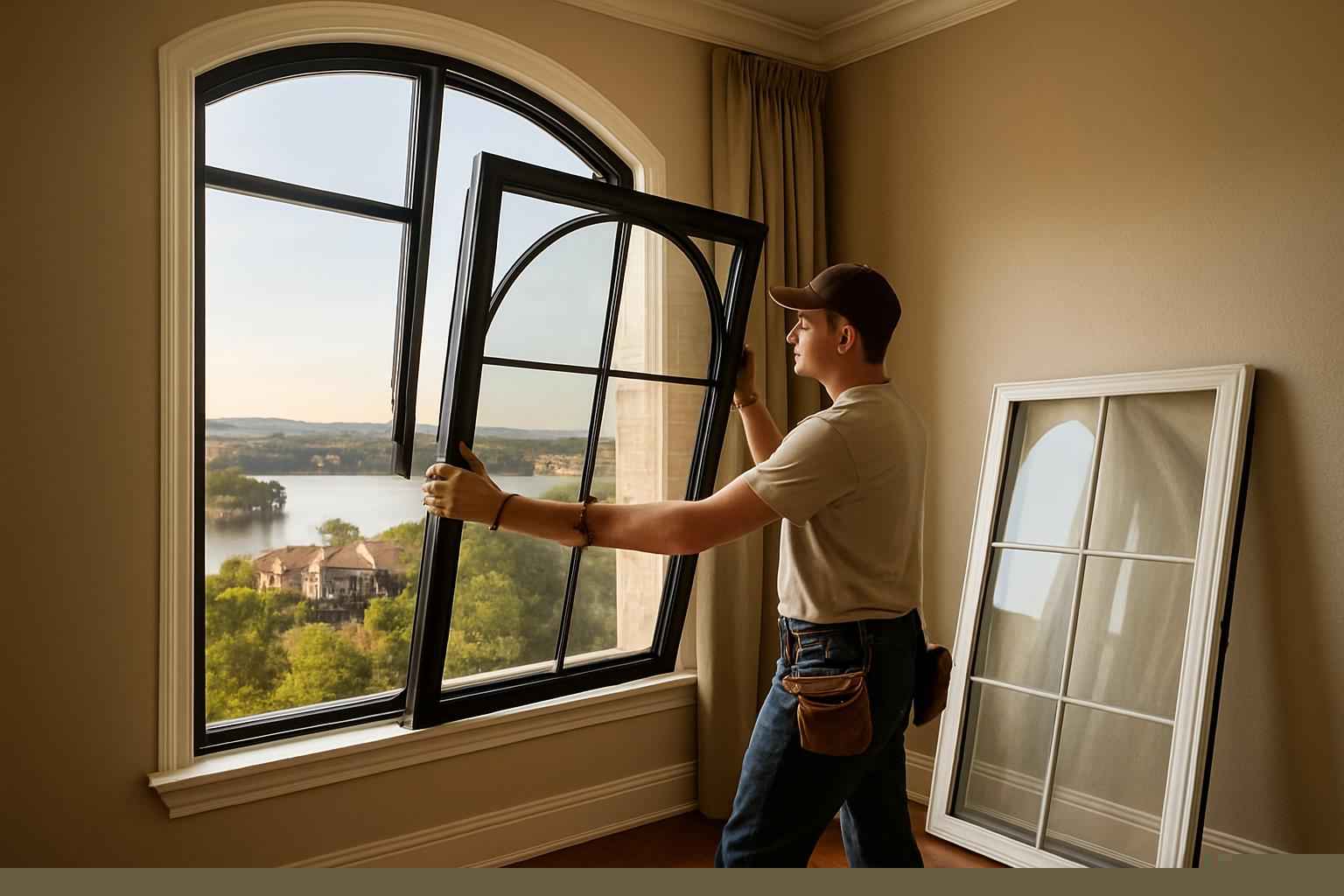 Custom Window Installation Contractor In Horseshoe Bay TX Retrofit Window Installation Service in Horseshoe Bay TX