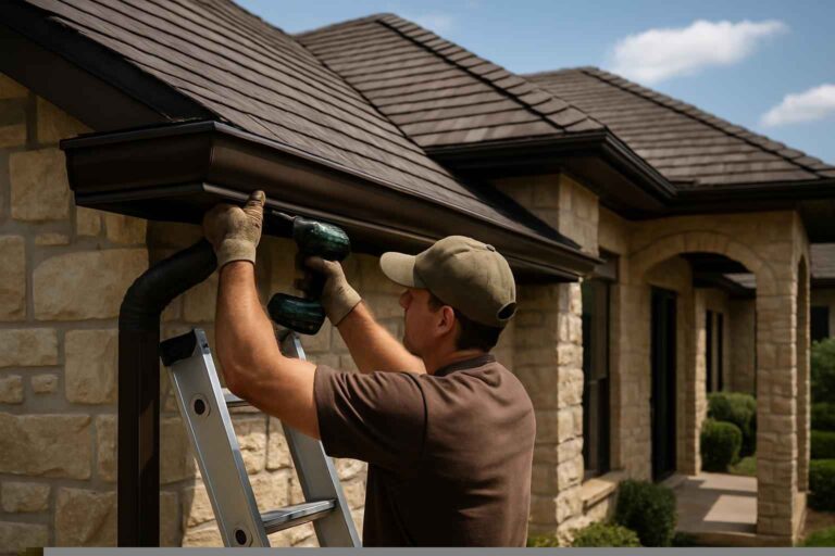 seamless gutter installer in kingsland tx